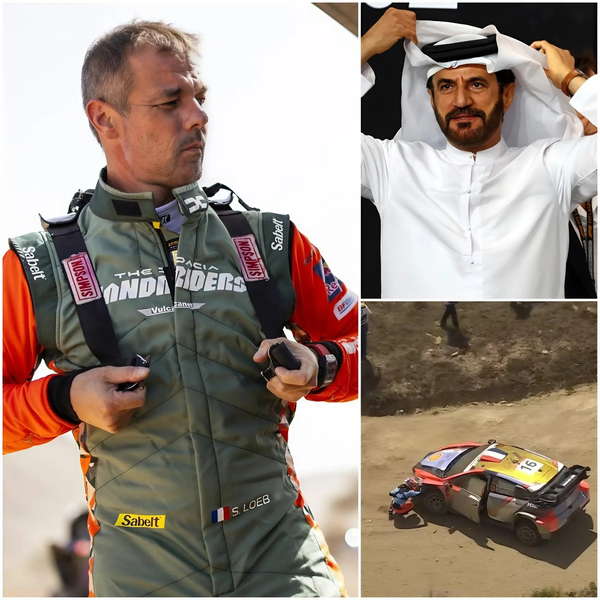 Cover Image for Sébastien Loeb breaks the silence with 10 words to resolve the major controversy surrounding the illegal Rally Portugal, something FIA president Ben Sulayem failed to do, leaving fans in awe.