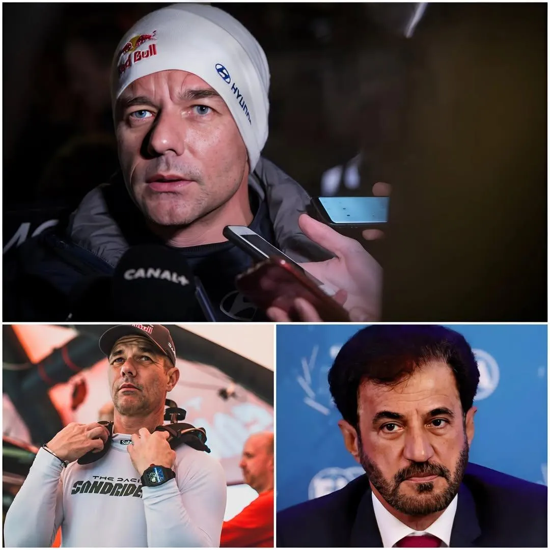 Cover Image for 10 MINUTES AGO! BIG TROUBLE for FIA President Ben Sulayem after Sébastien Loeb exploded with 10 words, exactly what he feared.