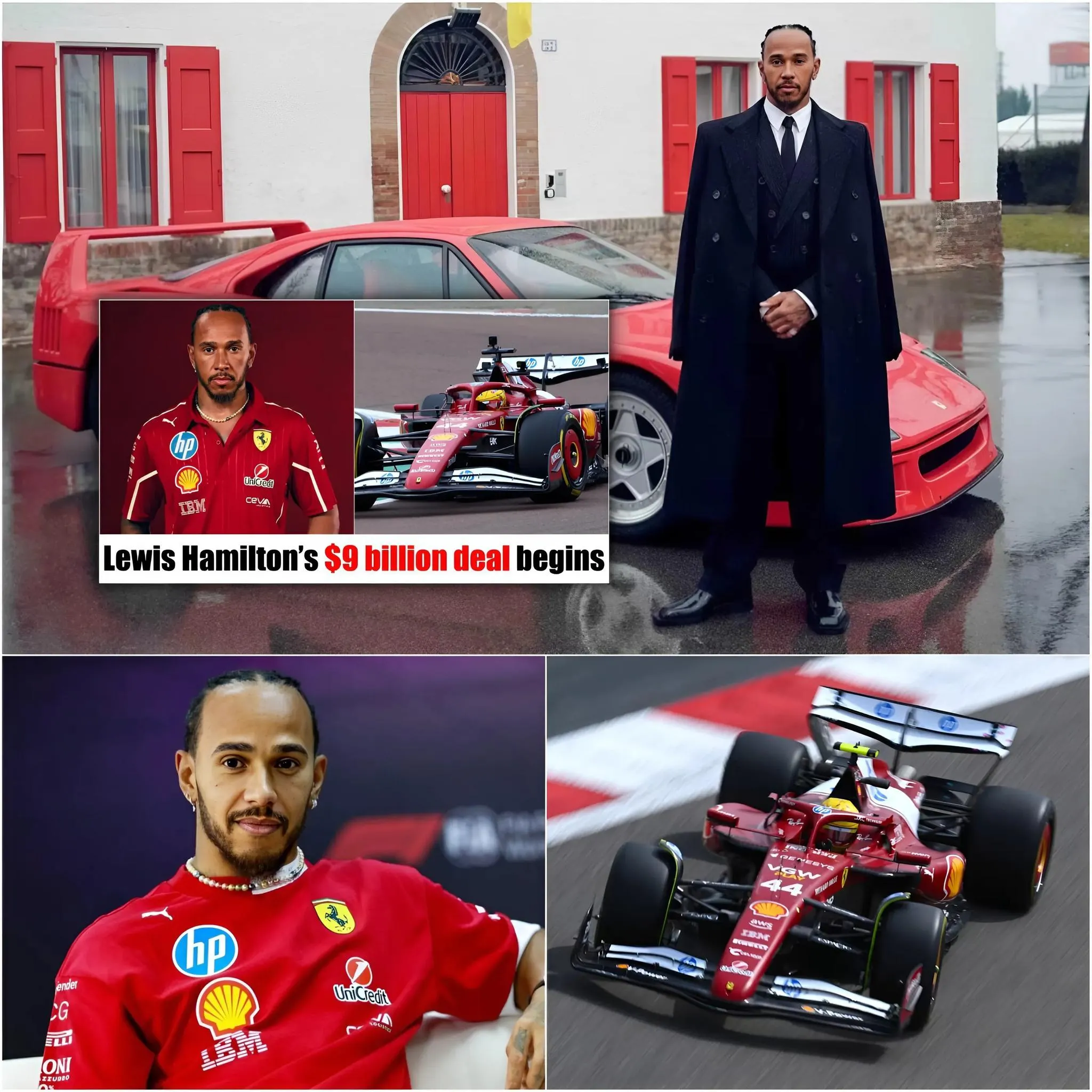 Cover Image for 📢 F1 BLOCK NEWS : Le contrat de 9 milliards de dollars de Lewis Hamilton est en cours.
