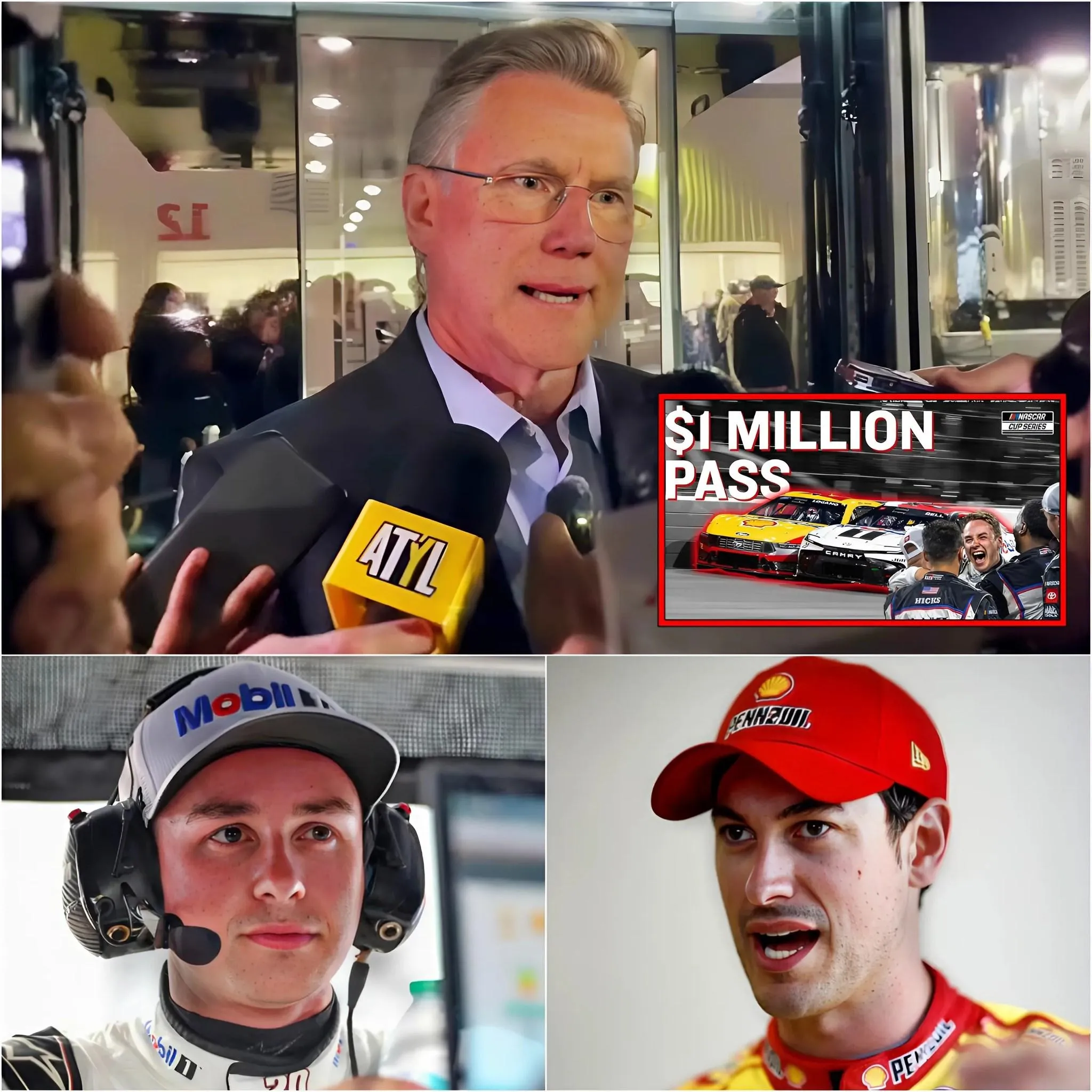 Cover Image for BOMBSHELL: NASCAR OFFICIALLY fines Christopher Bell $300K and suspends him for 2 games after cheating allegations to gain a winning advantage at the 2025 All-Star Race