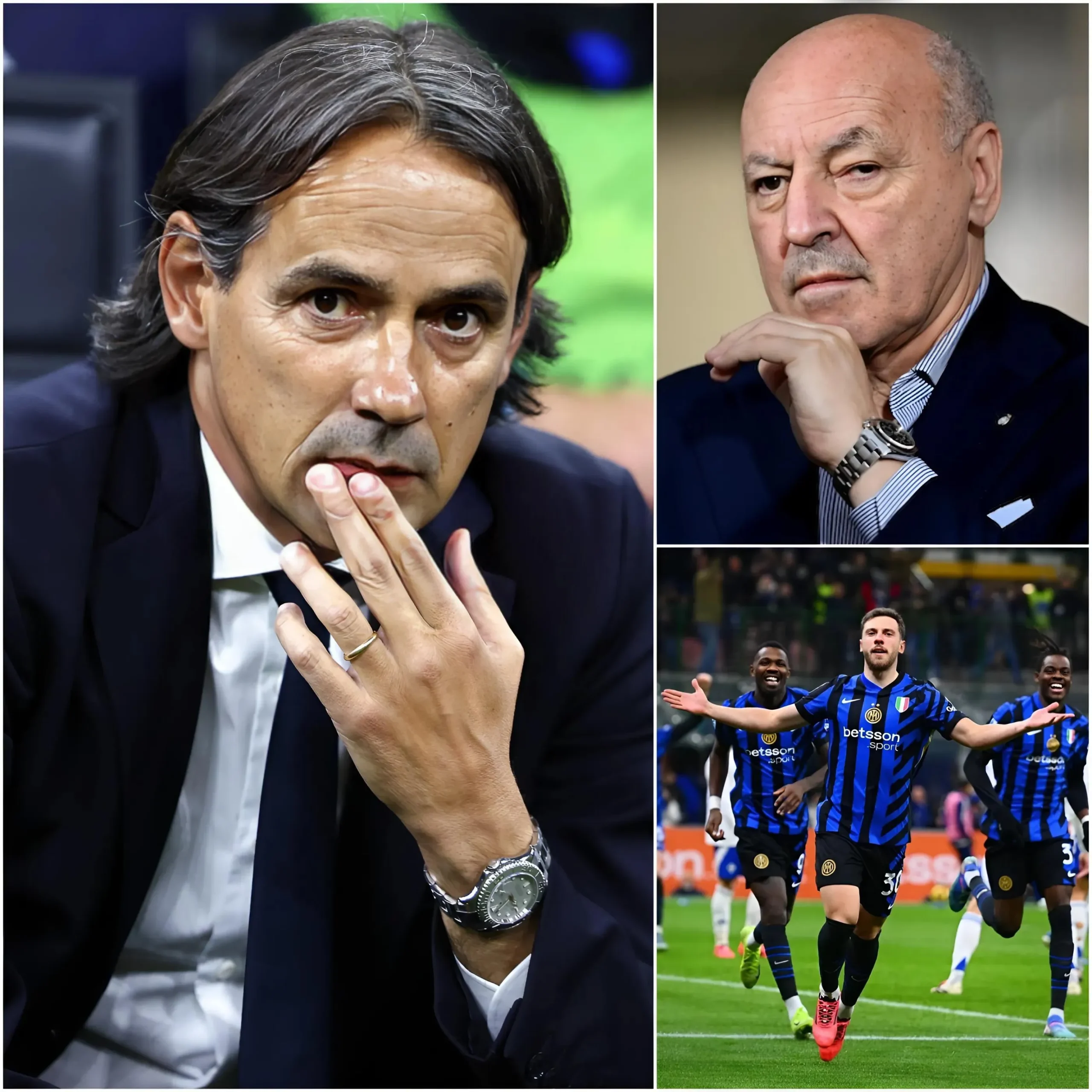 Cover Image for Il tecnico Simone Inzaghi fa una dichiarazione shock sul suo futuro che lascia la dirigenza interista senza parole. Immediatamente, tre allenatori pronti a subentrare a San Siro sono stati individuati, tra cui un veterano italiano che in passato ha ottenuto grandi successi con la Juventus…