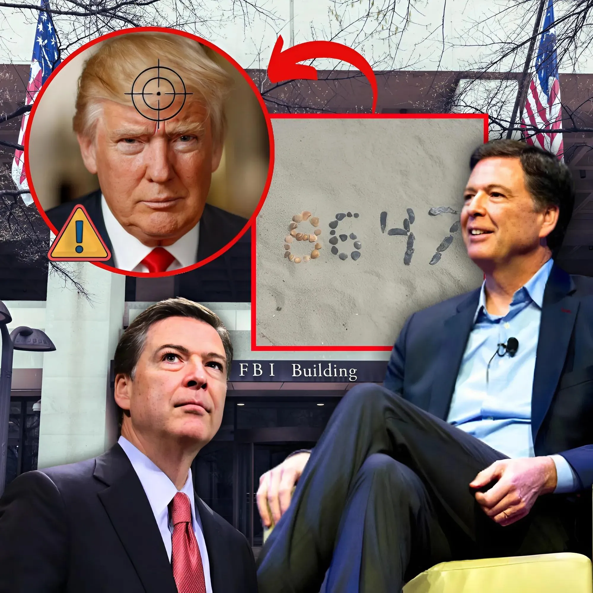 Cover Image for BREAKING NEWS 🚨🚨 Department of Homeland Security Launches Investigation After Mysterious Photo of James Comey’s Seashells and Kristi Noem’s Warning of Potential Threat