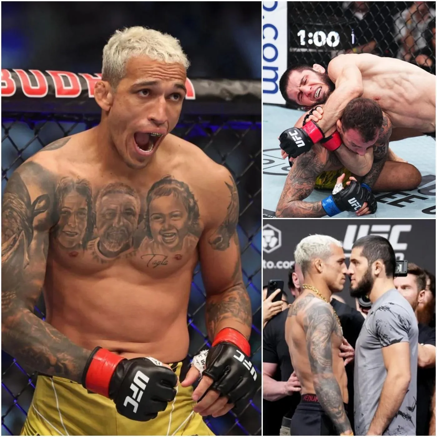 Cover Image for “HIS BODY WAS BREAKING DOWN!” Charles Oliveira Revealed Weight Cut Issues that Islam Makhachev Faced