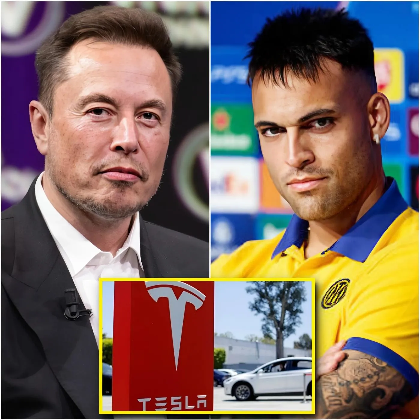 Cover Image for SOLO 5 MINUTI FA! Lautaro Martínez SCIOCCA TUTTI Rifiutando Categoricamente la Pubblicità Tesla Sponsorizzata da Elon Musk sulla Maglia per la Partita Contro l’Inter! La Sua Ragione Convinciente Ha Lasciato Elon Musk Senza Parole e Ha Sbalordito i Media Italiani…