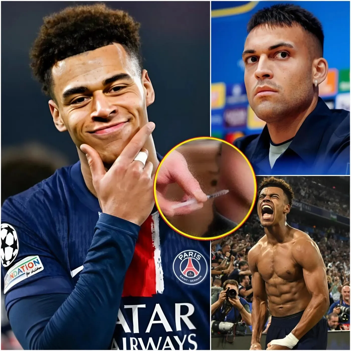 Cover Image for GIUSTIZIA PER L’INTER 🚨🚨 La FIFA ha annunciato i risultati del test antidoping sul giocatore del PSG Diué Dius, lasciando i tifosi senza parole. Lautaro Martínez ha subito rilasciato una DICHIARAZIONE DI 8 PAROLE.