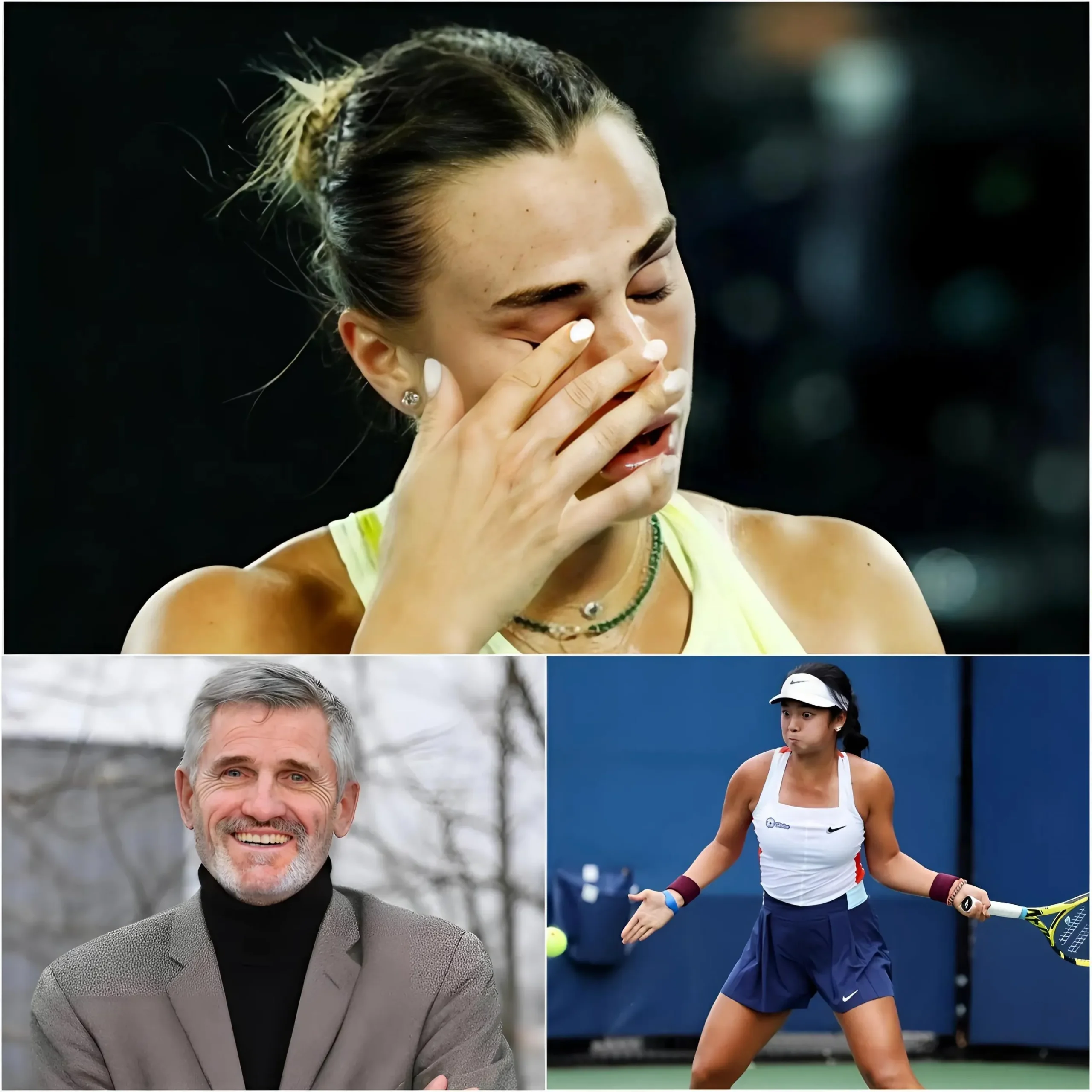 Cover Image for 🚨 Tenniswelt von Skandal erschüttert! Aryna Sabalenka, der weltweit bestplatzierte Tennisstar, muss mit einer Sperre für zwei Spiele und einer Geldstrafe von 150.000 Dollar rechnen. Der Tennisverband leitet eine Untersuchung wegen rassistischer Äußerungen gegen Alexandra Eala ein.