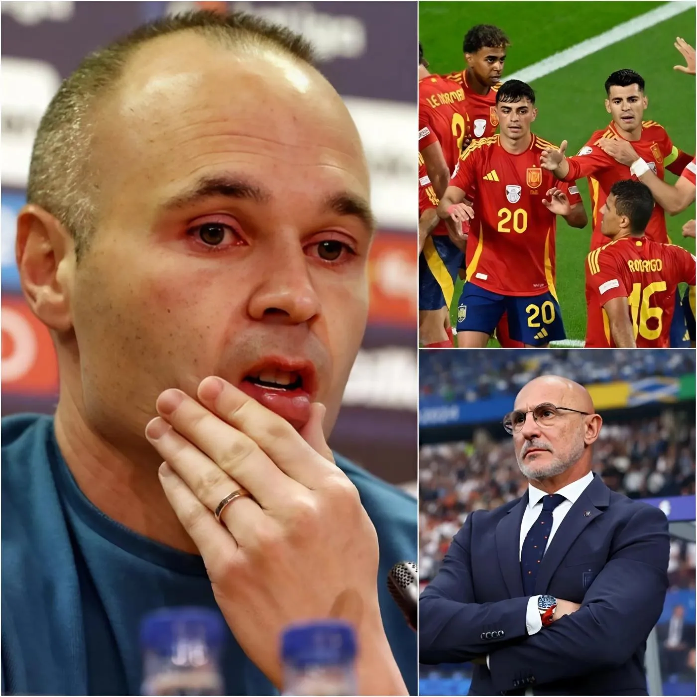 Cover Image for Andrés Iniesta revela al VERDADERO culpable detrás del desastre de España en la derrota ante Portugal en la final: “Es cruel, pero es la verdad…” 😬