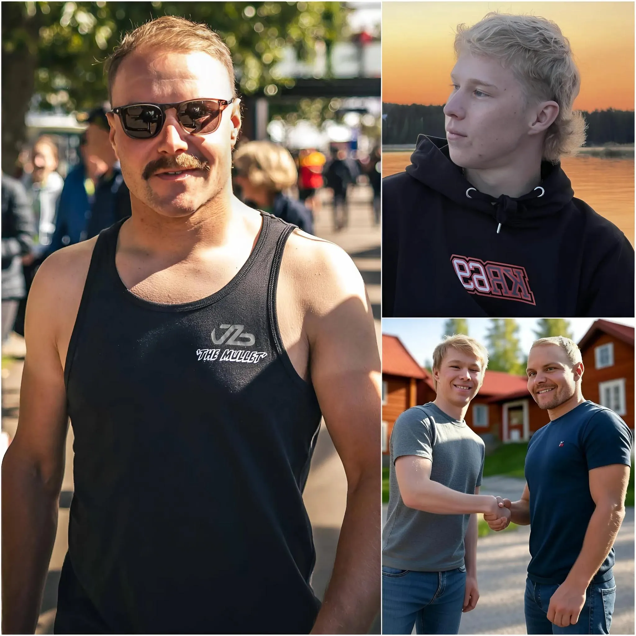 Cover Image for Kalle Rovanperä and Valtteri Bottas met after the Rovanperä Rally test drive. Surprisingly, they promised something for the upcoming Rally Finland.