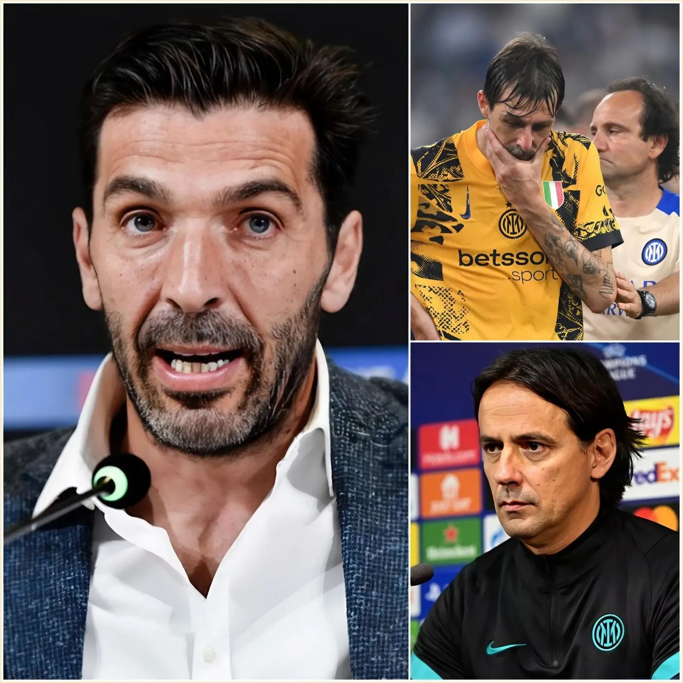 Cover Image for SOLO 5 MINUTI FA: Buffon Ha Provocato Indignazione Chiamando l’Inter “La Vergogna d’Italia” in una Recente Intervista! Simone Inzaghi Ha Risposto Immediatamente con 8 Parole Fredde, Lasciando Buffon Senza Parole!! 👇