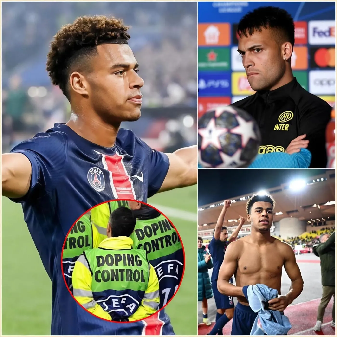 Cover Image for ULTIM’ORA: Lautaro Martínez, capitano dell’Inter, ha pubblicamente richiesto che l’UEFA sottoponga Désiré Doué del PSG a un controllo antidoping dopo la partita contro l’Inter. Una volta rivelati i risultati, hanno sbalordito tutti, e lo stesso Martínez ha preso la parola…