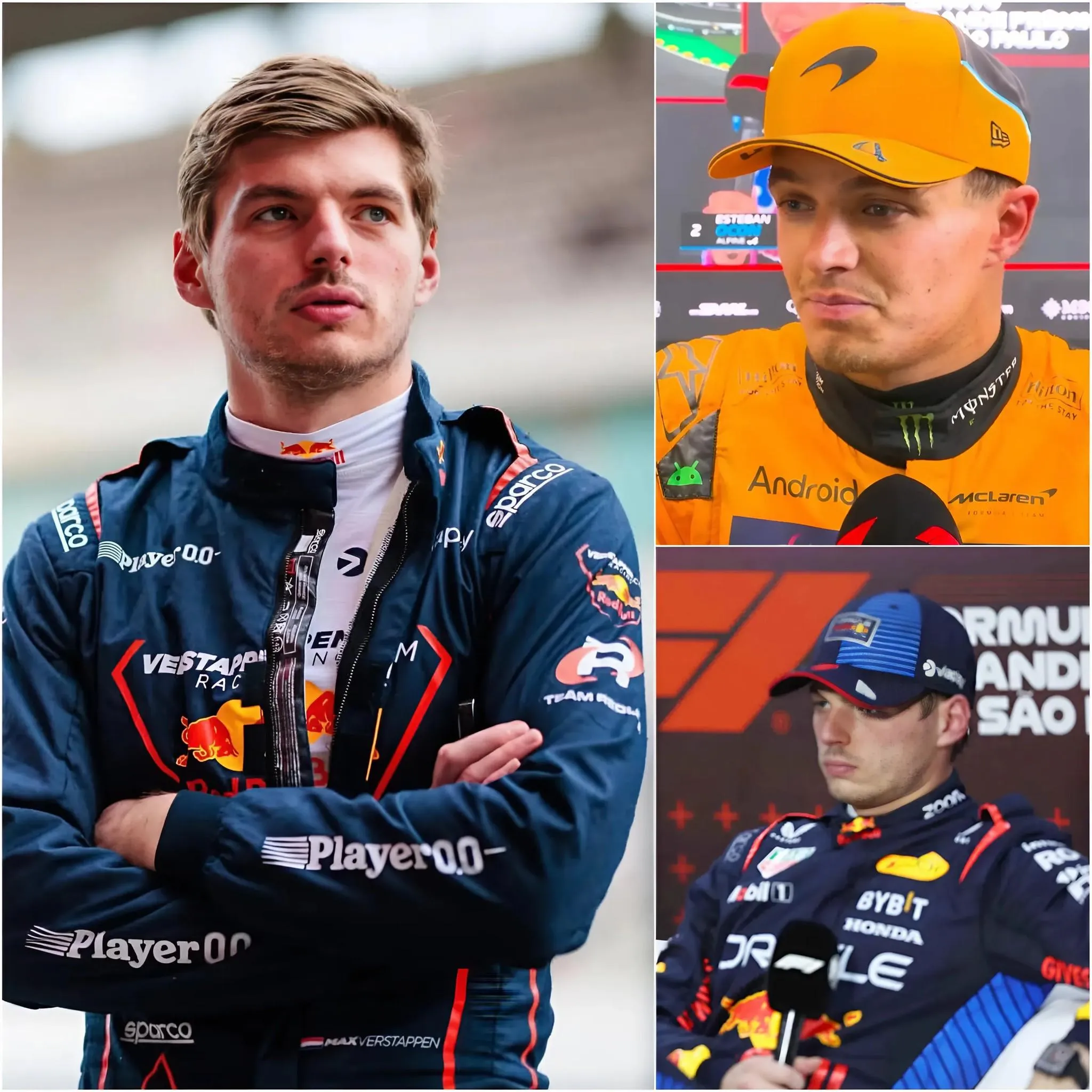 Cover Image for Lando Norris causou polêmica quando disse sobre Max Verstappen: “É por isso que acredito que sou um piloto melhor que ele”. Verstappen finalmente fez uma pergunta que silenciou Norris.