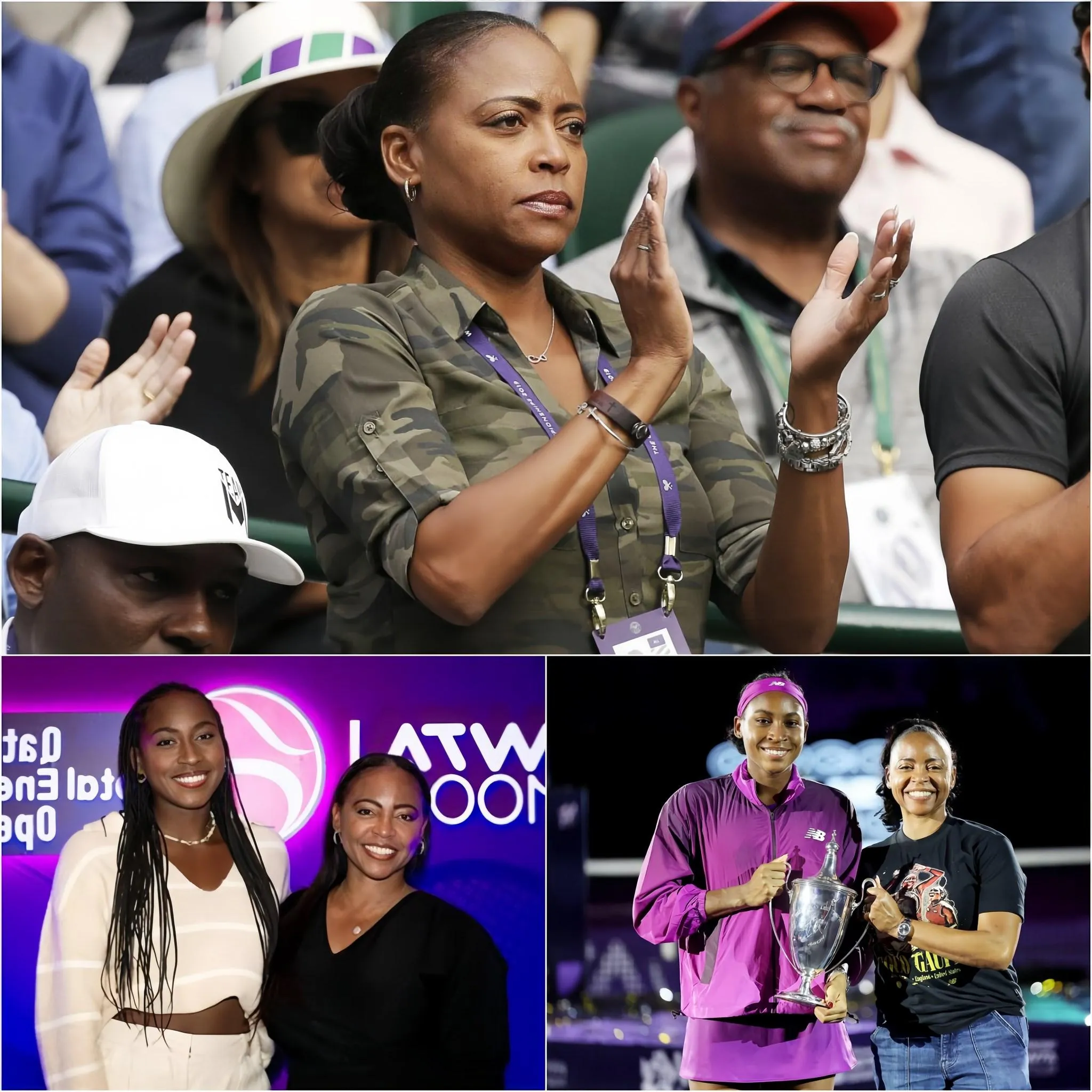 Cover Image for Coco Gauff’s mother, Candi Gauff, tearfully revealed the emotional journey to conquer the French Open: “The mocking, the insults, the harsh criticism – we chose silence and let the court speak for us!” Even more surprisingly, she revealed a shocking secret: Coco Gauff secretly woke up at 3 a.m. to quietly do something no one expected…