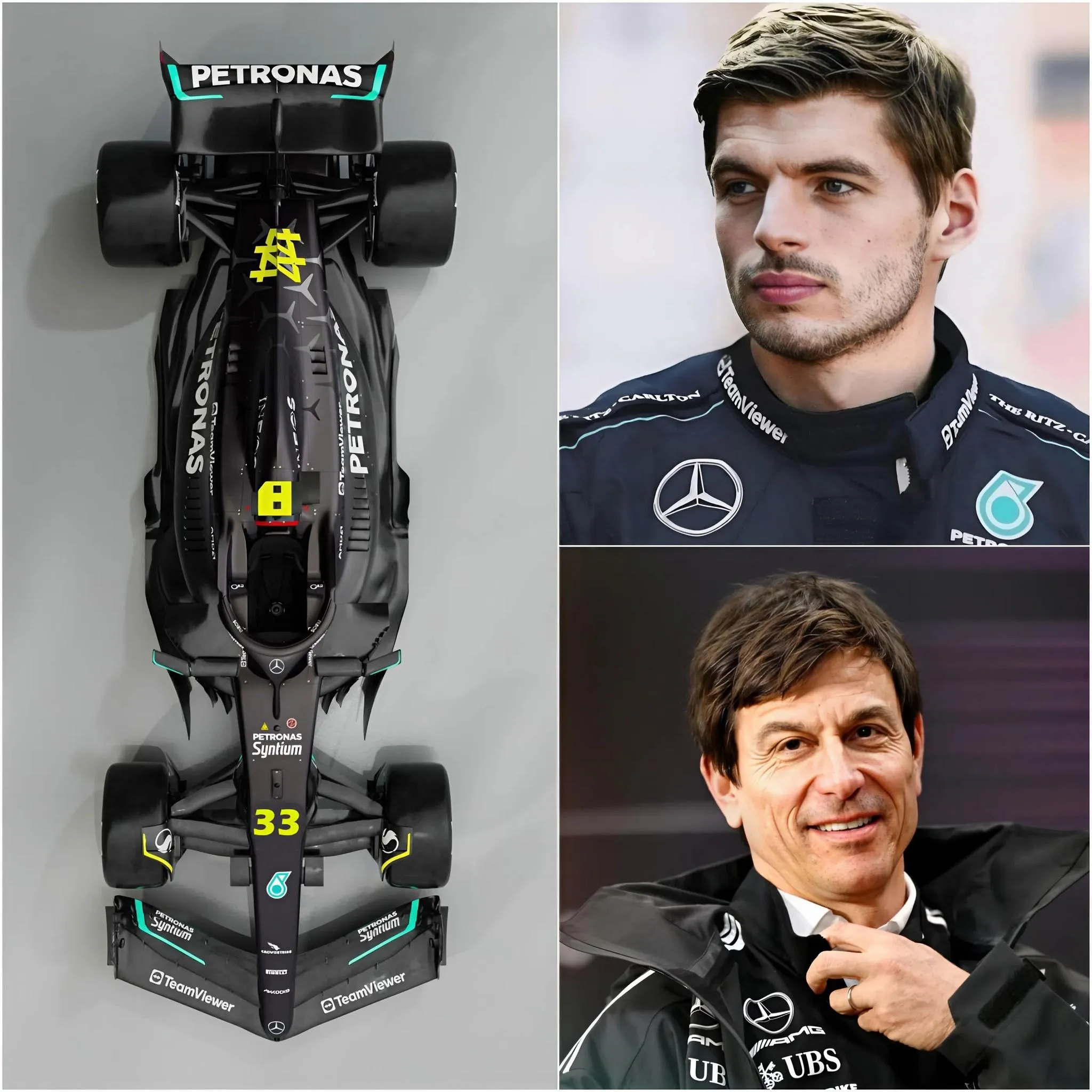 Cover Image for 📢 À L’INSTANT PRÉSENT : Mercedes et Max Verstappen sont en négociations avancées. La conversation entre le quadruple champion et l’équipe Mercedes fait sensation.