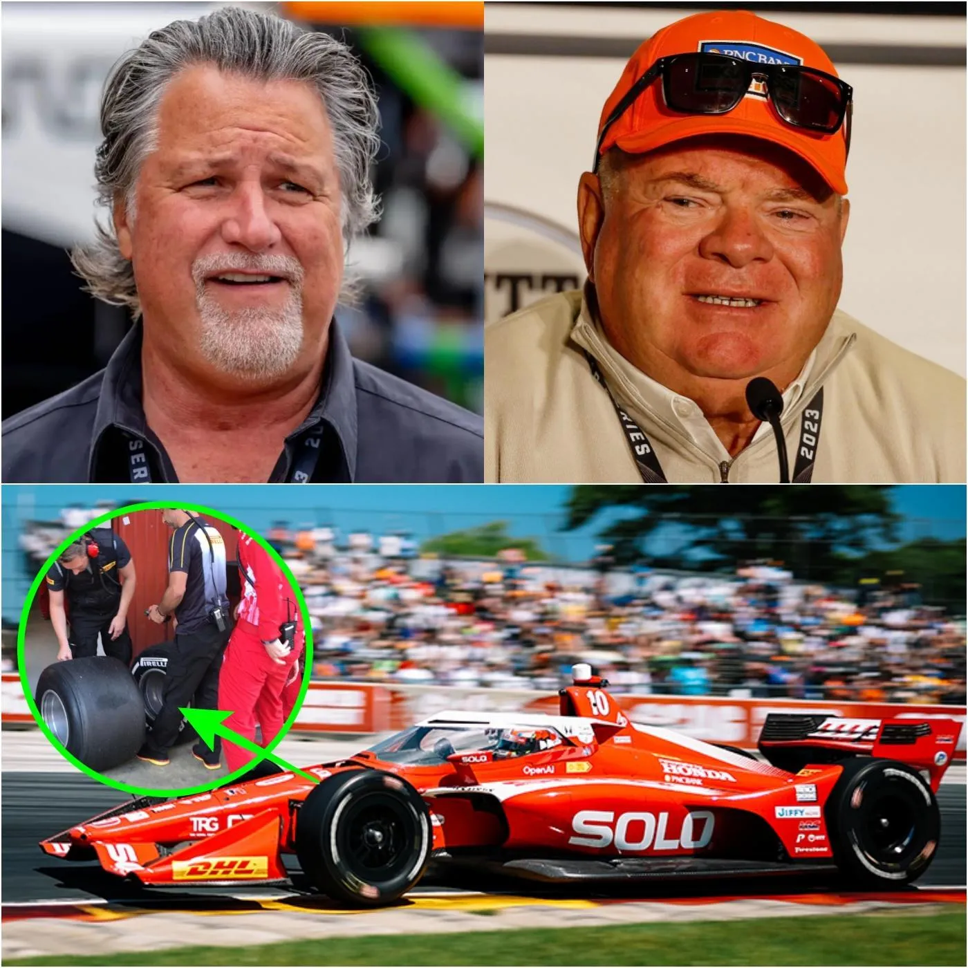 Cover Image for “THEY CHEATED!” – Michael Andretti ACCUSES Chip Ganassi Racing of ‘illegally’ punching holes in Alex Palou’s brake pads during his win at Road America. The watchdog is now investigating…