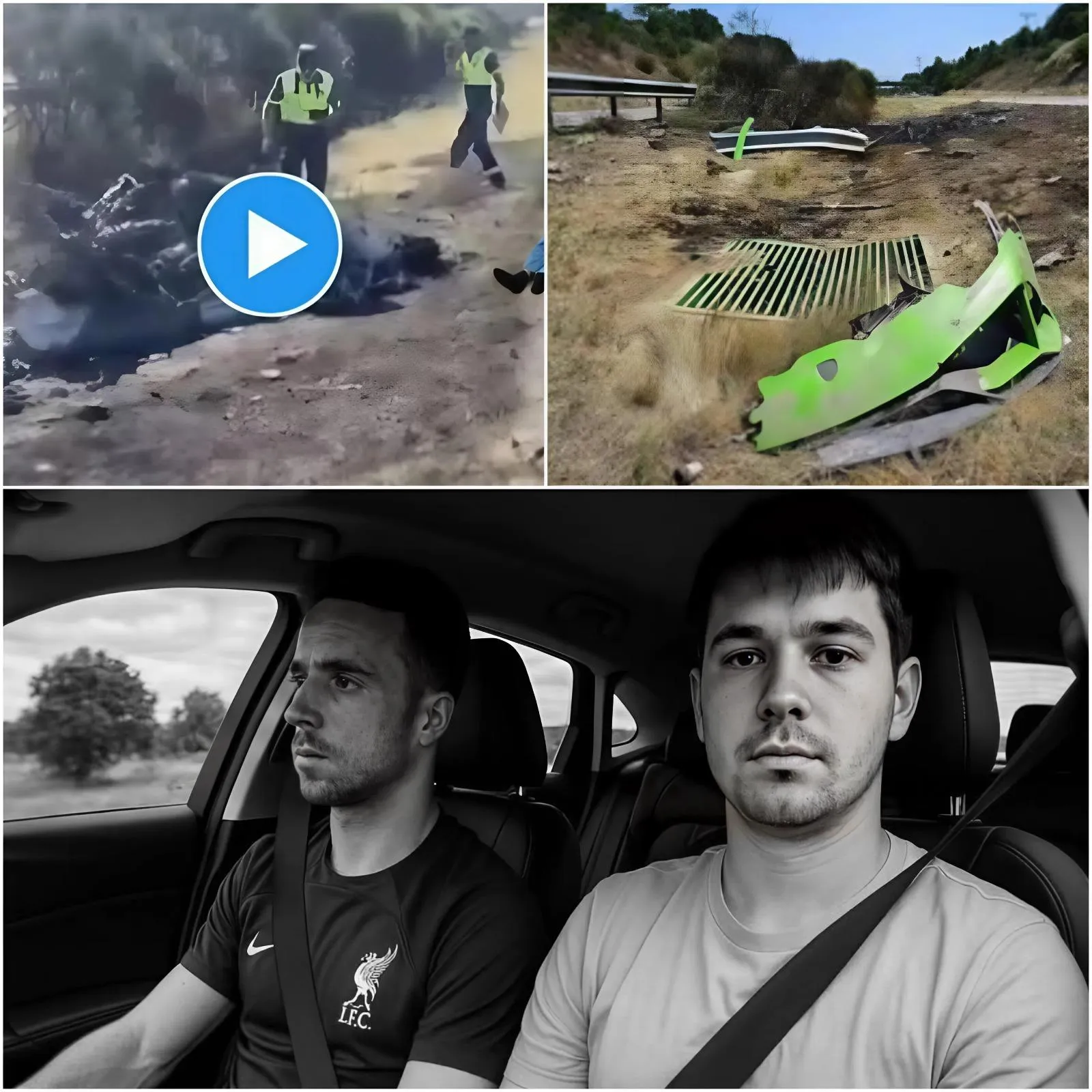 Cover Image for ¡BOMBA! Un video de 10 segundos de una cámara captura los últimos momentos de Diogo Jota… ¡revelando la verdadera razón detrás del trágico accidente…