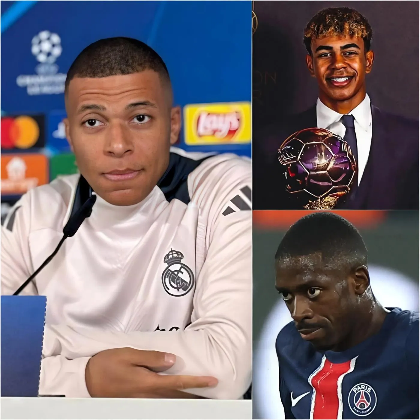 Cover Image for SORPRESA: En una entrevista previa al partido, Mbappé afirmó que Lamine Yamal es el jugador más merecedor del Balón de Oro 2025 y declaró que Dembélé y el PSG han sido favorecidos por altos funcionarios y el equipo arbitral para lograr los títulos de la Champions League y la Ligue 1.