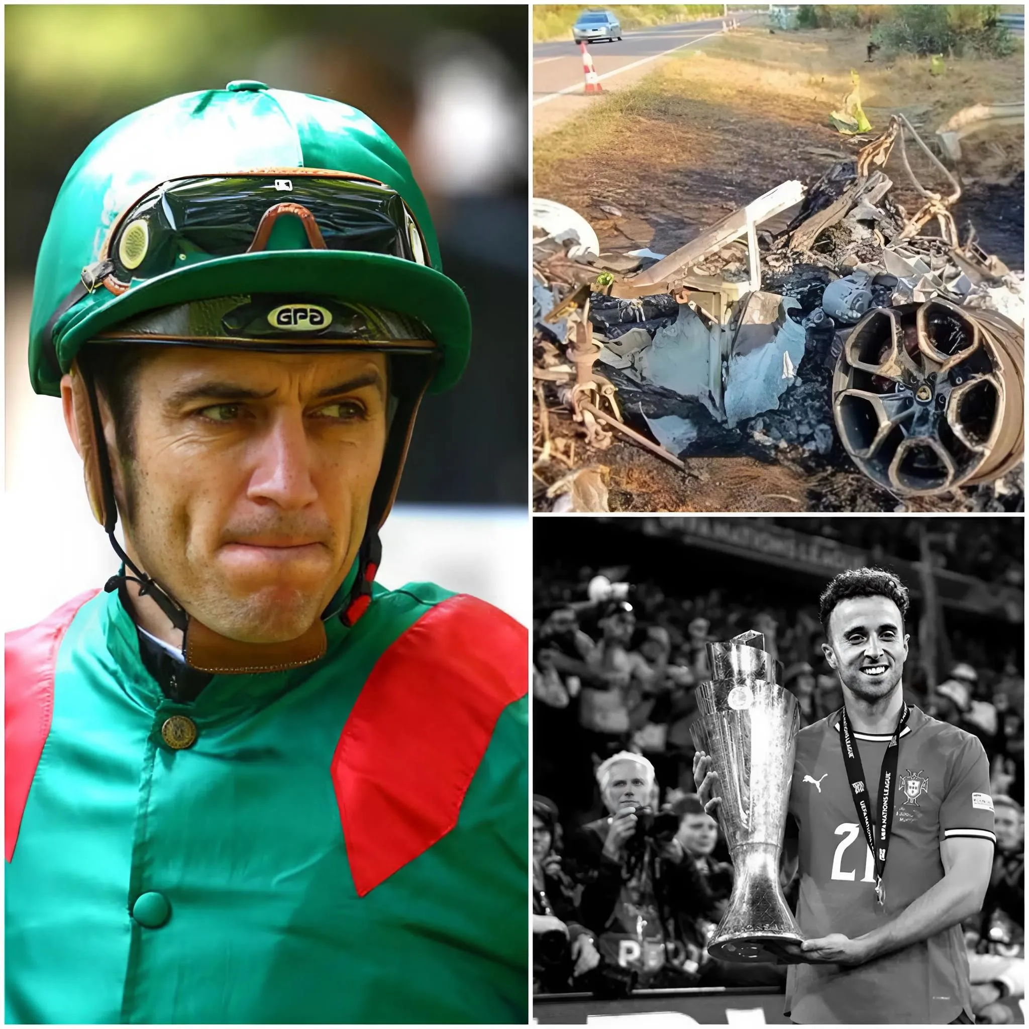 Cover Image for 💔 EXTREMELY EMOTIONAL: Christophe Soumillon put aside all events, quietly appeared at Diogo Jota’s funeral and left a simple gift, but inside were words that left his loved ones unable to hold back their tears.