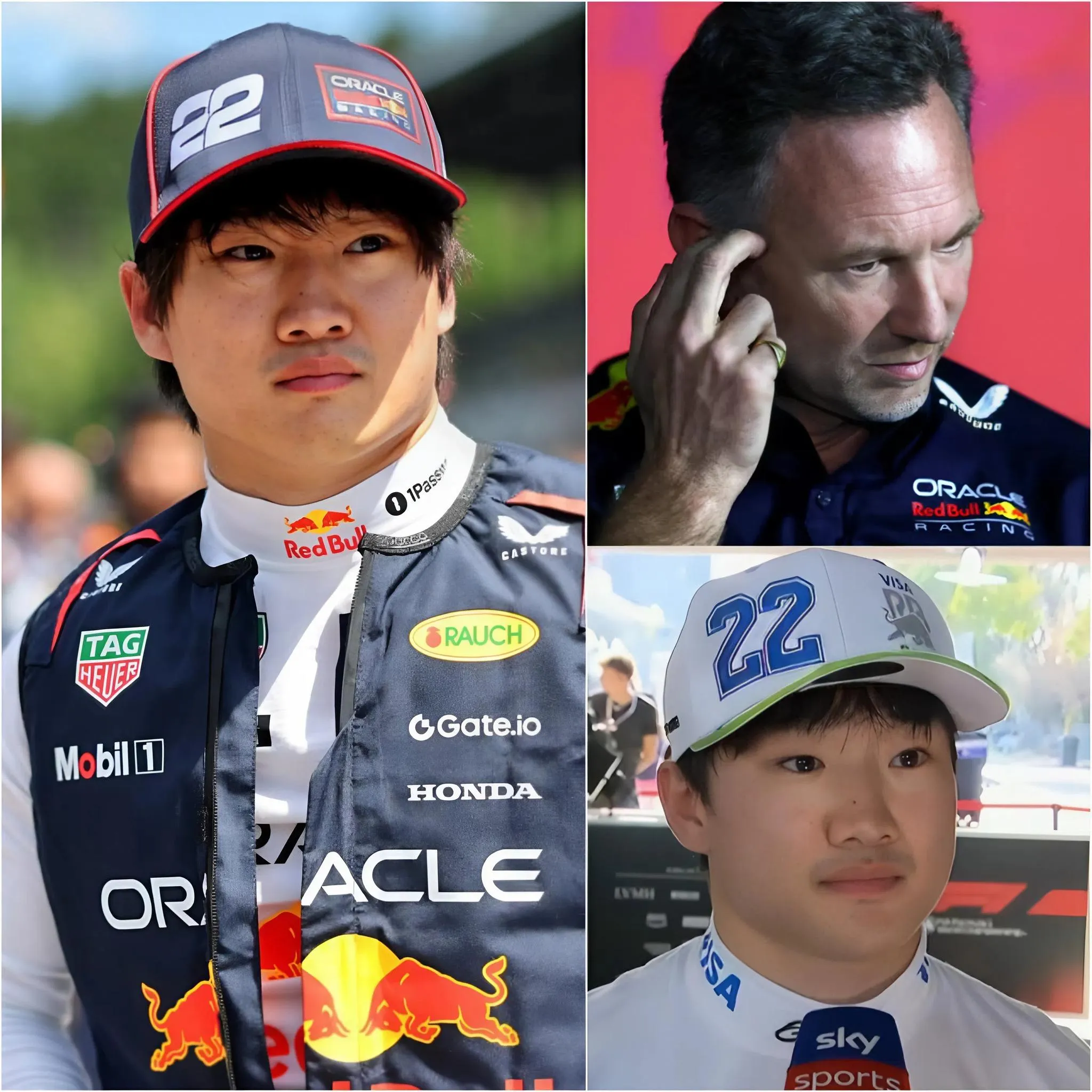 Cover Image for Yuki Tsunoda quebra o silêncio sobre a demissão de Christian Horner da Red Bull e compartilha seus sentimentos com uma mensagem poderosa.