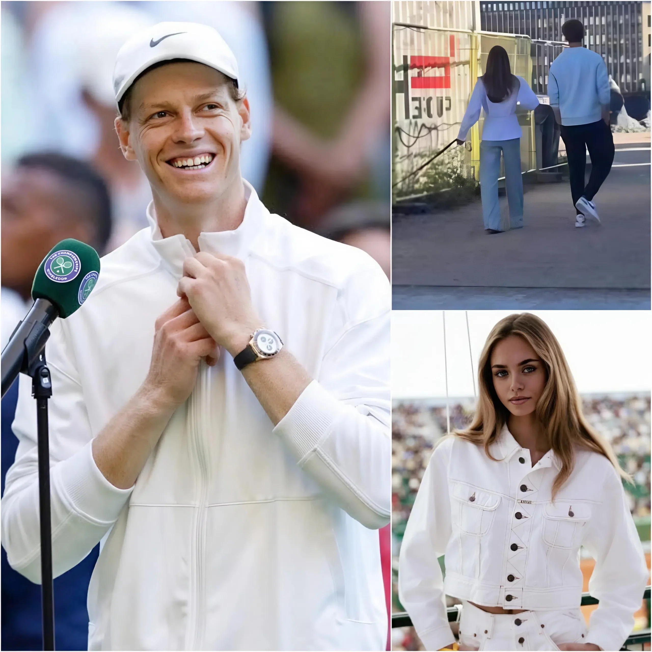 Cover Image for PALLONE ROSA A WIMBLEDON: L’apparizione della fidanzata ufficiale di Jannik Sinner, la modella Laila Hasanovic, allo stadio di Wimbledon ha sorpreso i tifosi quando ha rilasciato le prove della loro relazione. Jannik Sinner ha parlato, rendendo i media estremamente felici.