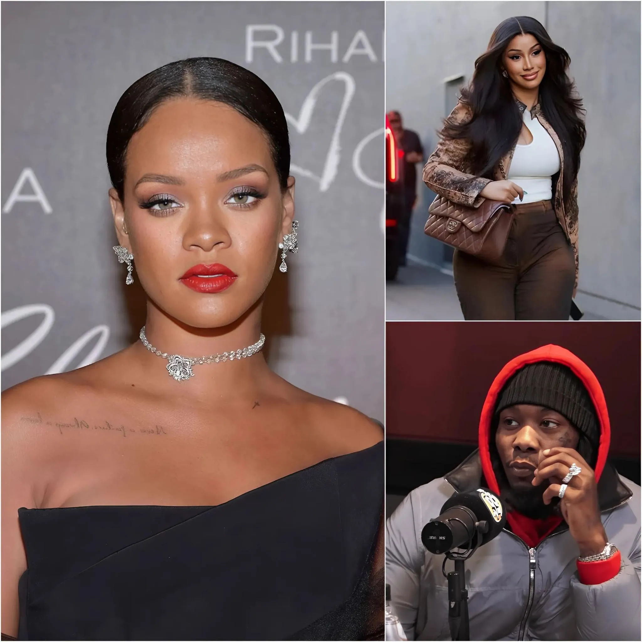 Cover Image for Rihanna CAUSED SURPRISE when talking about Cardi B: “What is happening to Cardi B is a crime in the entertainment industry, how can you be so cruel to abandon a girl who is carrying the burden of a family and just broke up?” At the same time, she sent out a 10-word message that shocked the world, creating a lot of support, and Cardi B’s ex-husband responded after 5 minutes…