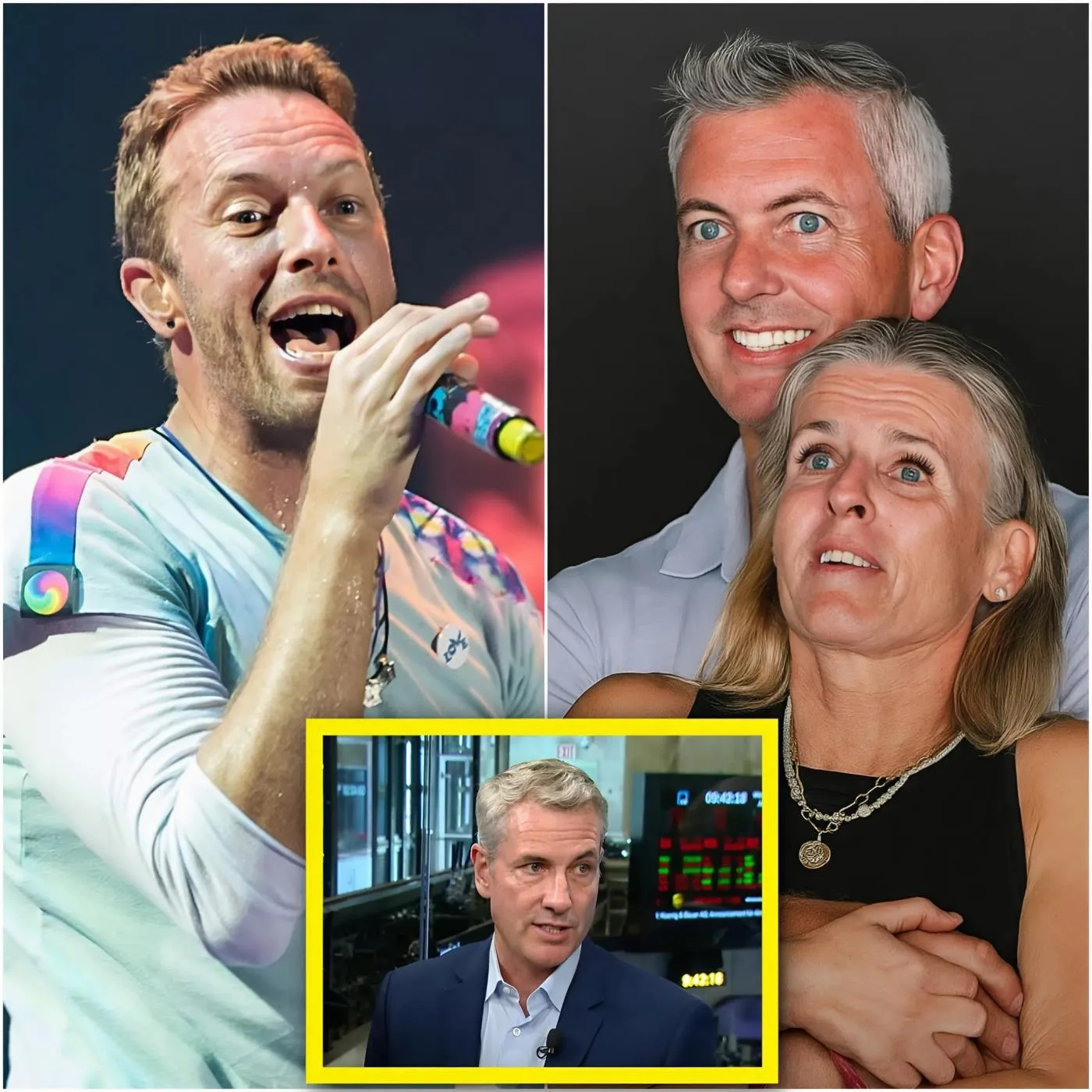 Cover Image for “Una canción me costó mi familia, mi trabajo y todo lo que construí.” – El CEO tecnológico Andy Byron AMENAZA con demandar a Coldplay, mientras un caso con la directora de recursos humanos Kristin Cabot DESTRUYE su mundo – Su esposa exige un divorcio de 50 millones de dólares, sus hijos están distanciados, y el caos en la sala directiva aumenta hora tras hora.