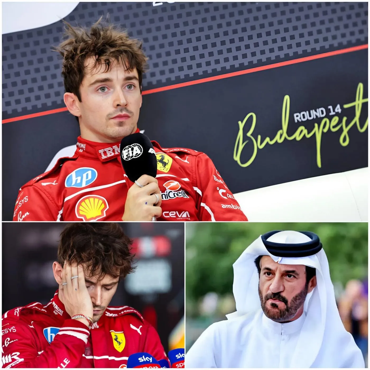 Cover Image for LECLERC É ATINGIDO DUAS VEZES PELA FIA: Após punição na Hungria, um momento capturado pela câmera após a corrida é repentinamente reexaminado — e os fãs da Ferrari ficam furiosos ao extremo!