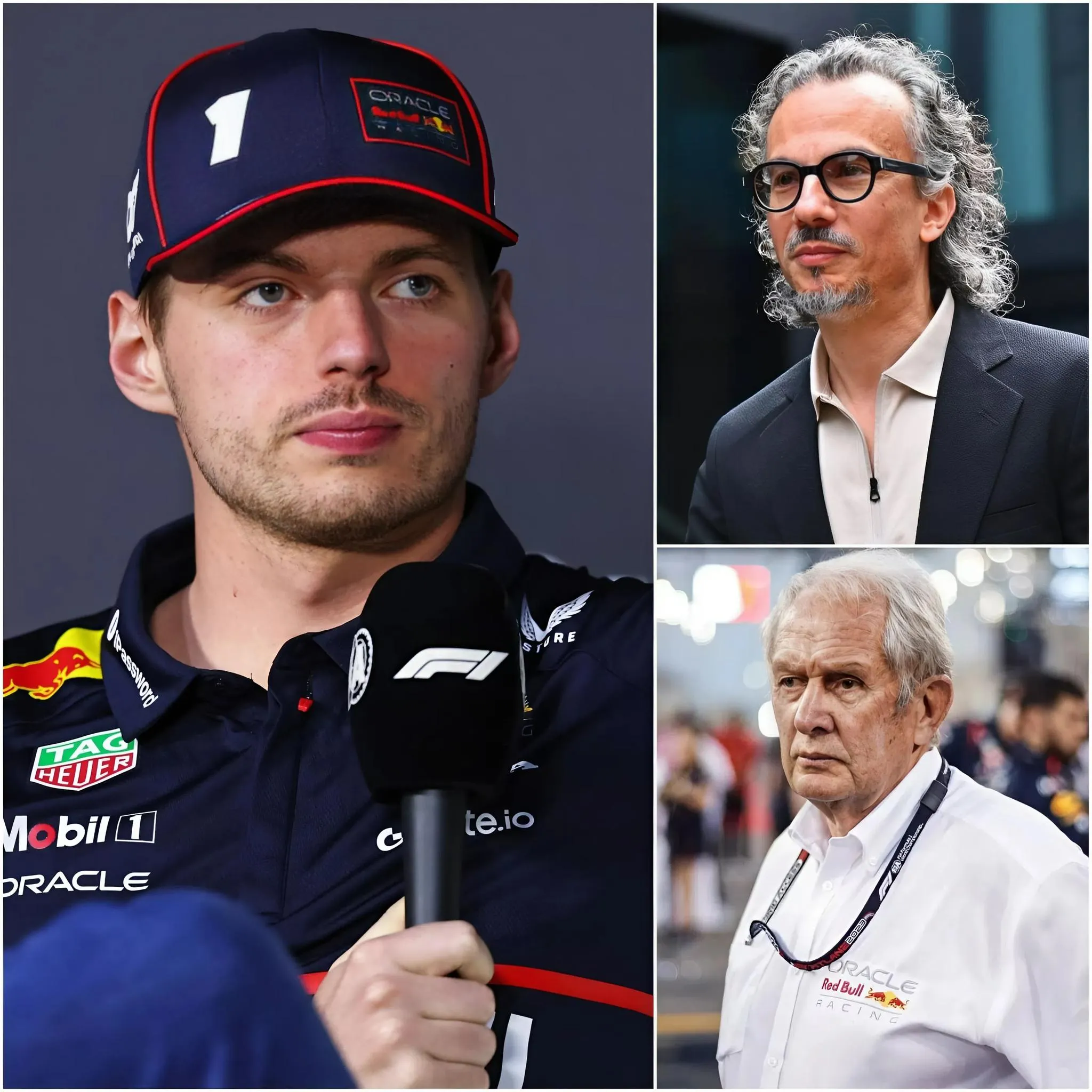 Cover Image for NOTÍCIAS DE F1: Max Verstappen ameaça Laurent Mekies: “Se Helmut Marko for demitido, não correrei mais pela Red Bull!” – Mekies toma uma decisão imediata e chocante.
