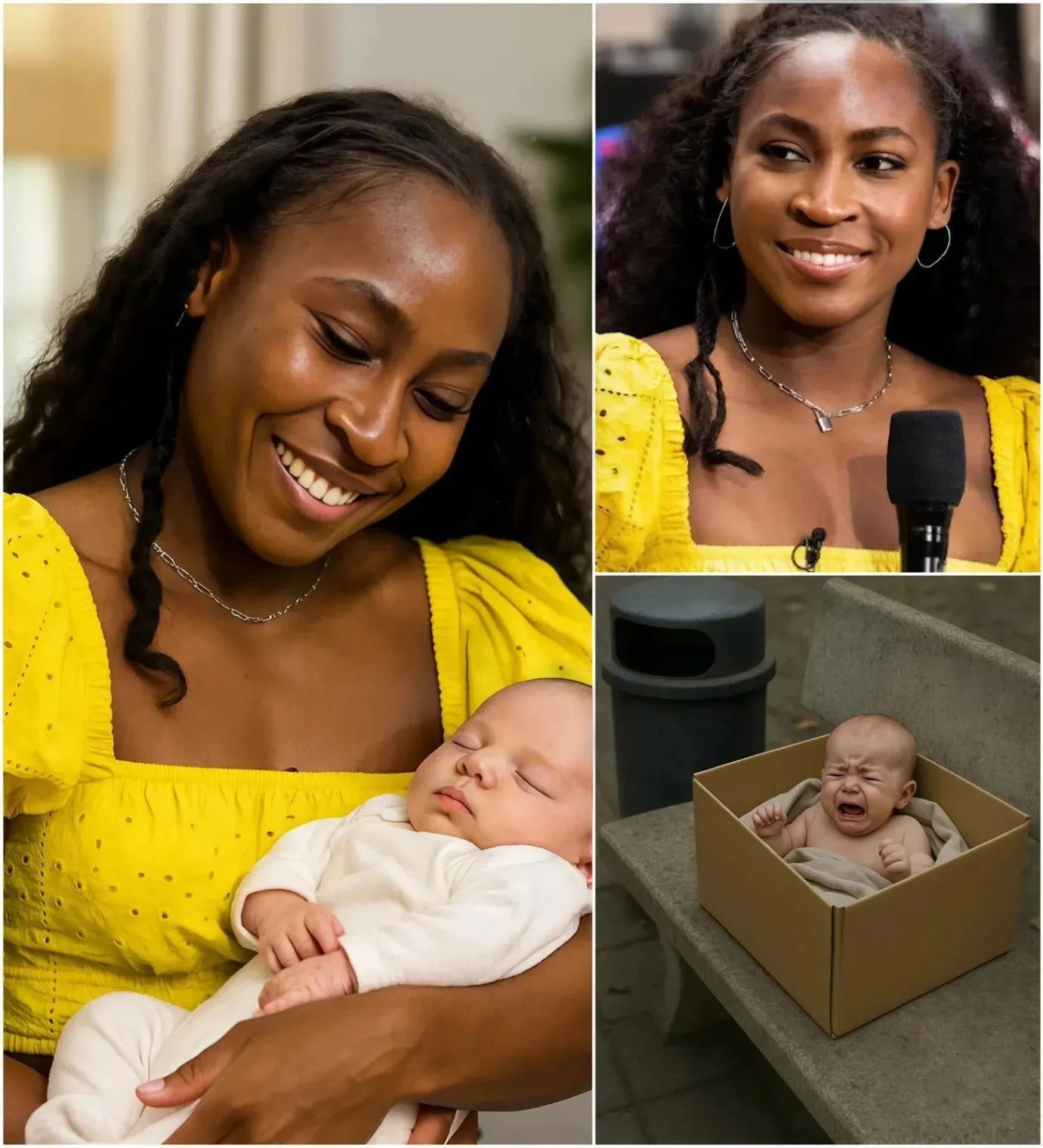 Cover Image for FROM TRAGEDY TO HEROISM: Coco Gauff Makes a Life-Changing Decision.Just hours after a newborn was abandoned, Coco Gauff shocked the world by deciding to become the child’s guardian. She promised to cover all expenses until the child turns 18.With this act of compassion, Coco not only changed a life but also brought hope and love, turning a tragic story into a bright future. She proved that kindness and unconditional love can change the world.