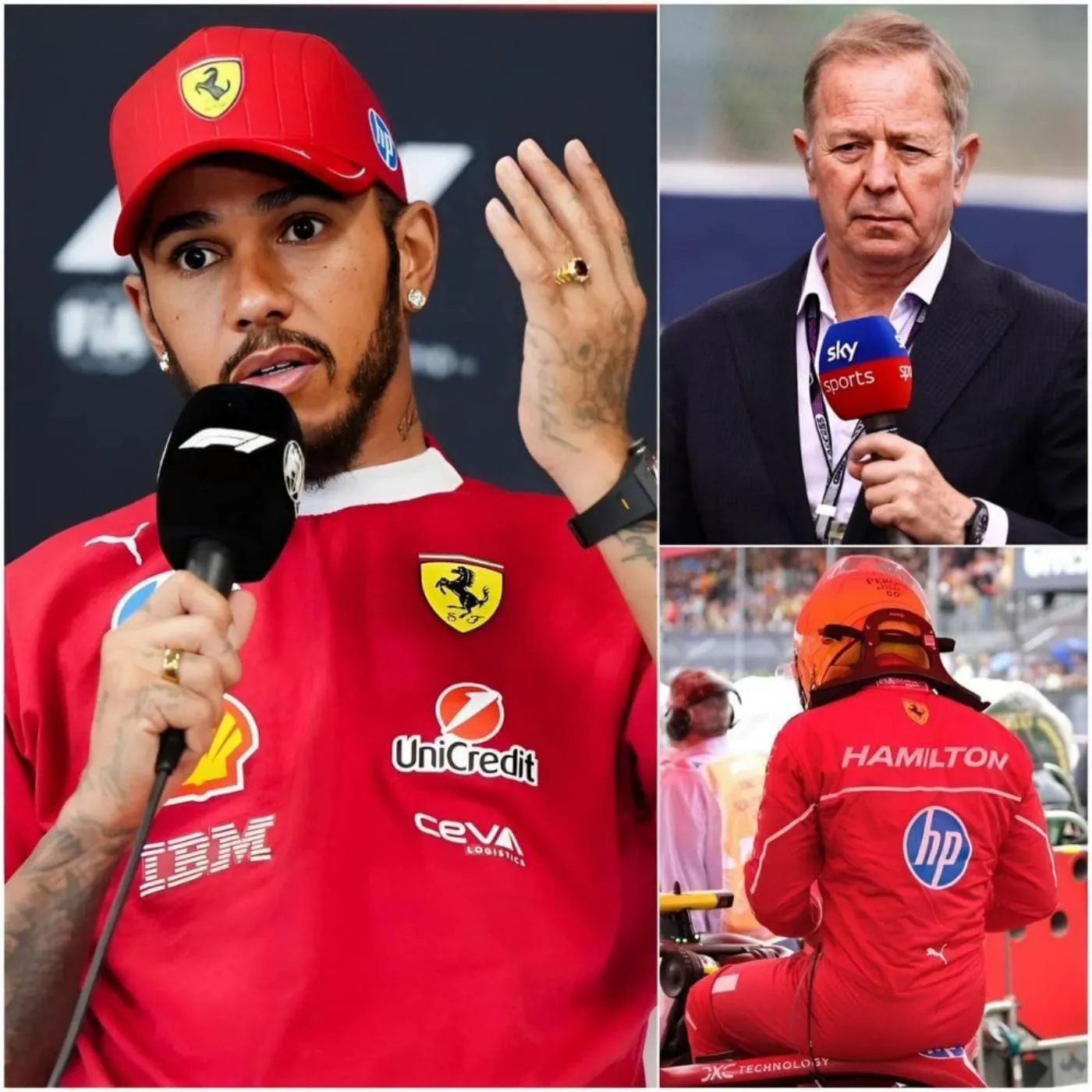 Cover Image for Lewis Hamilton critica pubblicamente la leggenda della trasmissione Martin Brundle per la sua costante negatività. Con una battuta tagliente.