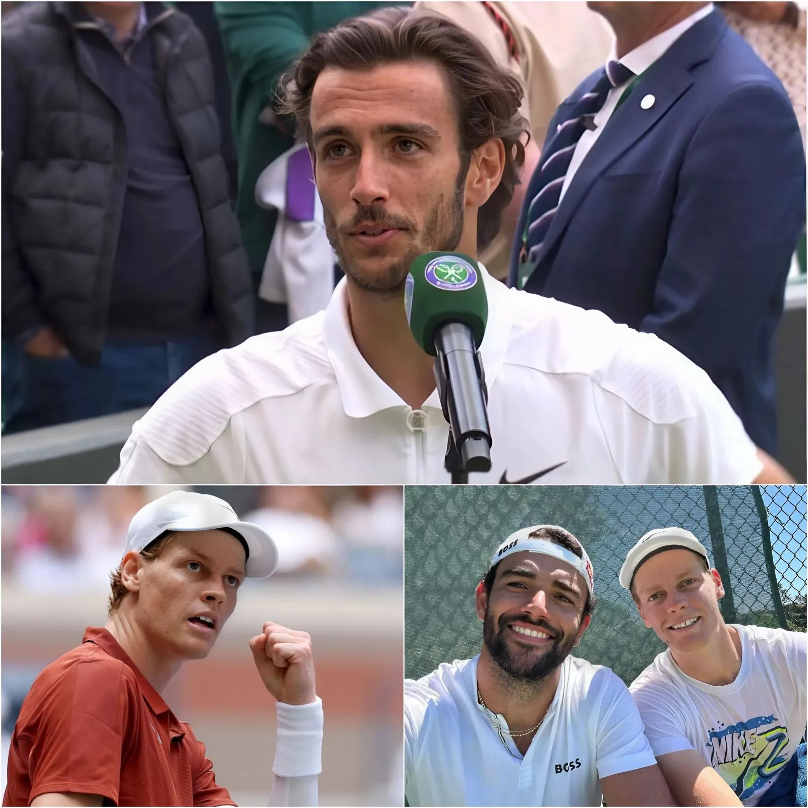 Cover Image for “È una persona straordinaria”: Lorenzo, il tennista compagno di Jannik Sinner, non riesce a trattenere l’emozione mentre condivide il suo pensiero sul collega: “Non capisco davvero perché ci siano persone che lo odiano. Sinner è un talento eccezionale, sempre inarrestabile, soprattutto alla sua età…” Le parole sincere di Lorenzo hanno toccato il cuore di molti, e soprattutto hanno commosso Jannik Sinner. Con le emozioni che traboccavano, Sinner ha risposto con sole 13 parole, ma sufficienti a far esplodere la comunità del tennis italiano.