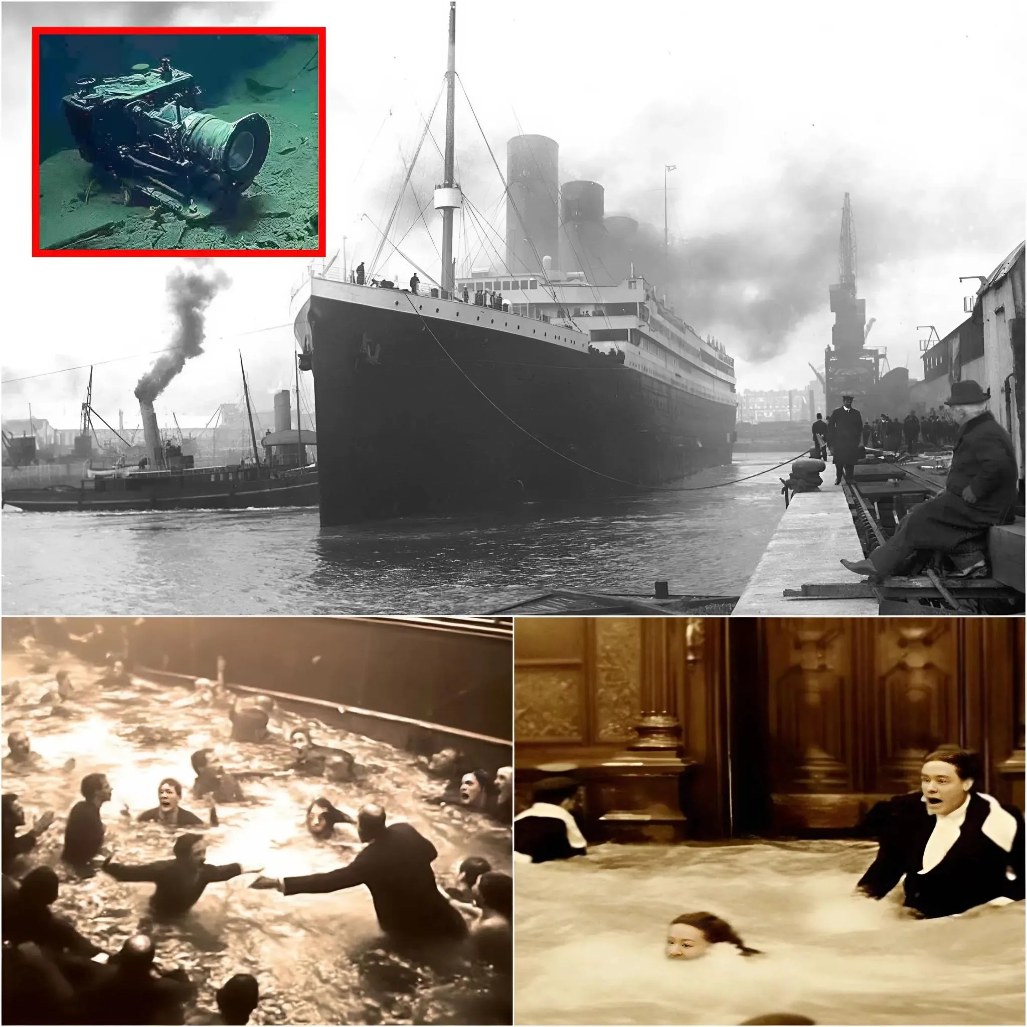Cover Image for Die Wahrheit wird Sie schockieren! Eine 110 Jahre alte Kamera, die auf der Titanic gefunden wurde, ENTHÜLLT schreckliche Geheimnisse, die jeden schockieren werden!