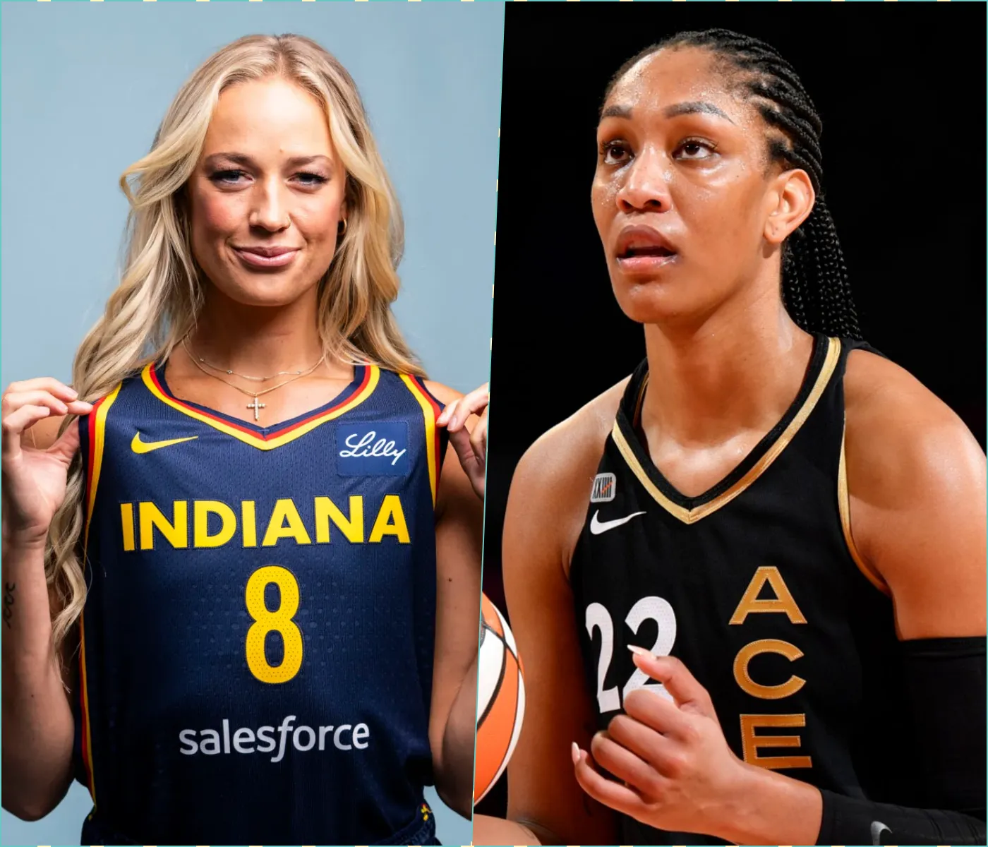 Cover Image for 🚨🚨🚨𝐁𝐑𝐄𝐀𝐊𝐈𝐍𝐆 : Sophie Cunningham took a jab at A’ja Wilson’s exclusion from the Fever lineup, escalating the tension between her, Wilson, and Aliyah Boston. Cunningham humorously remarked that Boston “had you in clamps, my girl!”—a surprising comment following Wilson’s public downplay of Boston’s dominant defense in their Game 1 loss. Cunningham’s dig wasn’t about who got to play, but a sharp reminder that the MVP was effectively neutralized by the Fever’s defensive strategy. With egos this bruised, can pure talent truly overcome such personal rivalry? Check out the full explosive exchange before the next game 👇