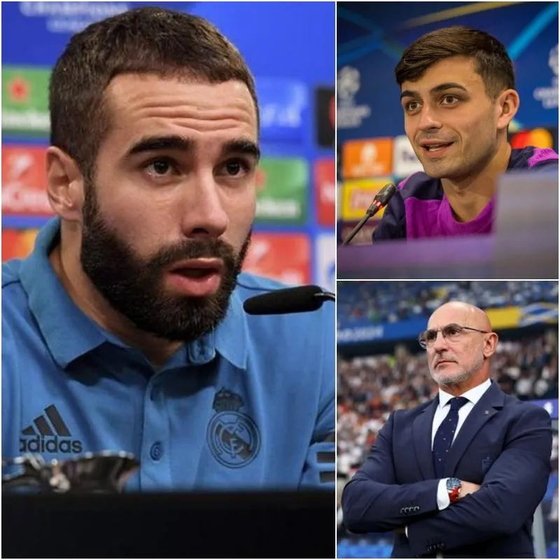 Cover Image for “Solo puedo ser yo o él”, Pedri lanzó un ultimátum claro a Luis De La Fuente: “Si él sigue en el equipo, yo me iré de la selección, para siempre.” Carvajal respondió de inmediato con 10 palabras que hicieron que la Real Federación Española de Fútbol tomara una decisión impactante.