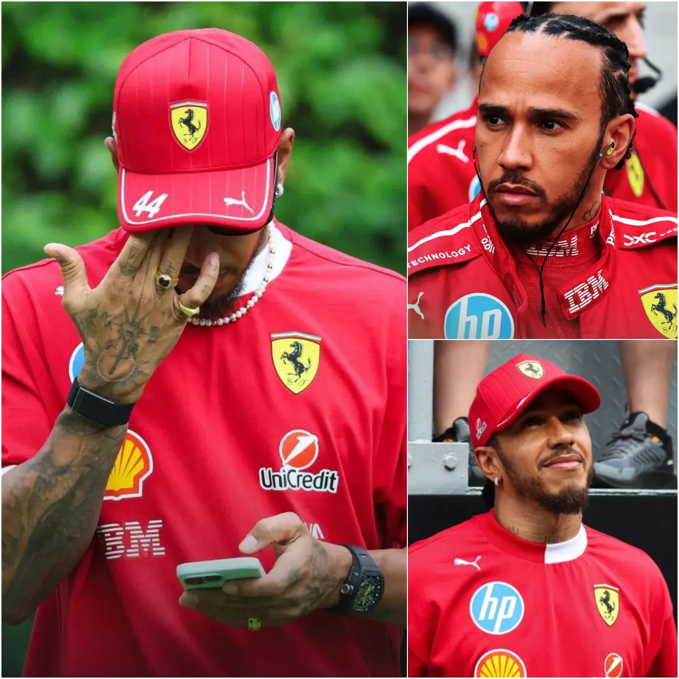Cover Image for SHOCK ALLA FERRARI! Lewis Hamilton SENZA SOGNI, SENTENDOSI GRAVEMENTE IGNORATO – Appena iniziato, c’erano già “segnali di problemi”. Svelati segreti dietro le quinte che hanno reso il leggendario pilota “estremamente deluso” e a rischio di rottura fin dalla linea di partenza. Che si tratti di un primo segnale di rottura, vedi i dettagli nella sezione commenti 👇