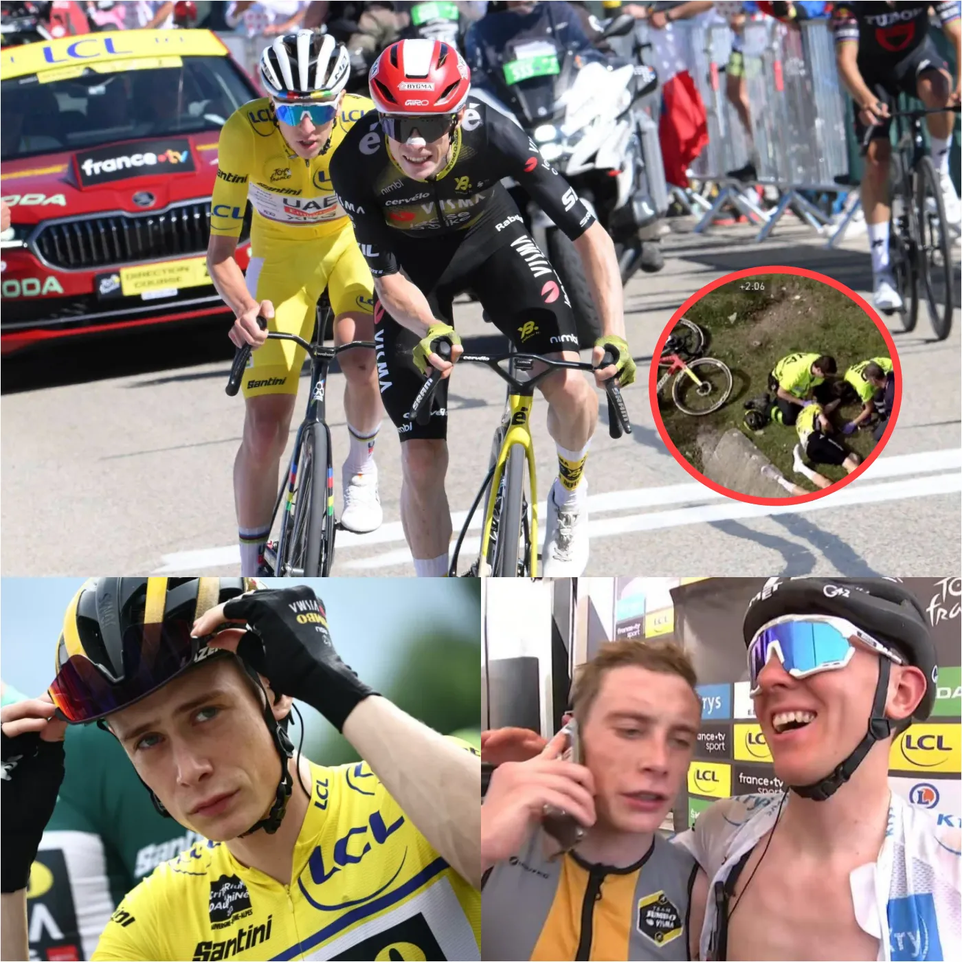 Cover Image for BREAKING NEWS: “EVEN IF I BROKEN A BONES, I STILL HAVE TO BE THERE!” – VINGEGAARD ​​ROARS BEFORE TOUR DE FRANCE! 😤 The Danish star declared that he would rather “collapse on the saddle than give up”, turning the 2026 Tour de France into a real “maze of death”. While Pogacar dominated two consecutive seasons, Vingegaard – the survivor of a hellish injury – is preparing for a crazy training comeback that has forced the coach to urgently summon him, the drama is about to explode! 🚨👇👇