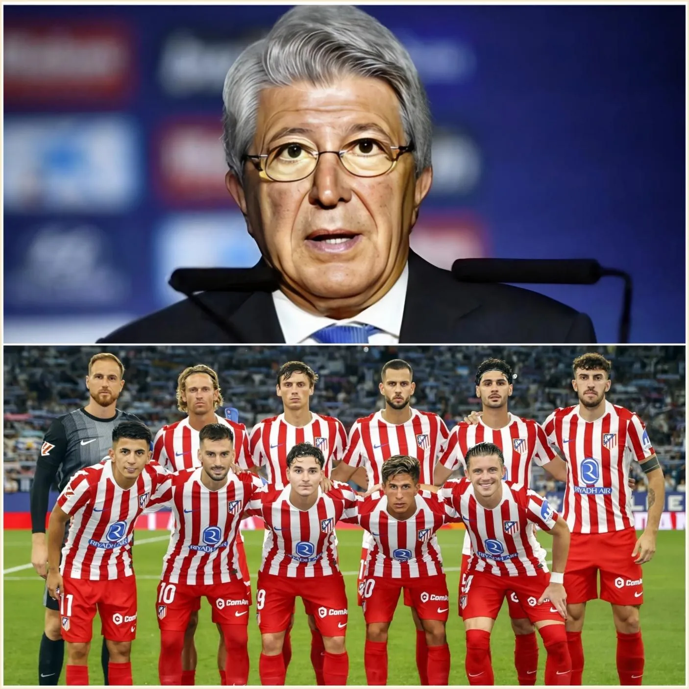 Cover Image for Un terremoto sacude Riyadh Air: Enrique Cerezo toma la sorprendente decisión de dejar marchar a una de las nuevas estrellas del Atlético Madrid , a pesar del asombro de Diego Simeone por su excepcional rendimiento! 😲