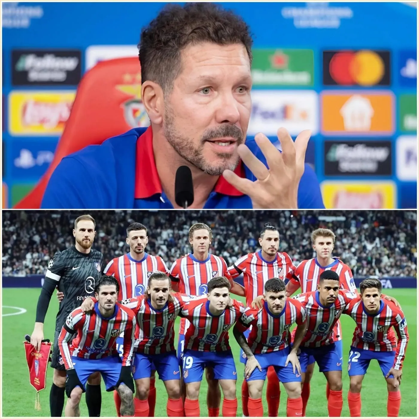 Cover Image for NOTICIAS DE ÚLTIMA HORA: “No quiero verlo en mi vestuario”. Él es la razón de la crisis defensiva del Atlético de Madrid esta temporada” – El nuevo entrenador del Atlético de Madrid, Diego Simeone, da la orden al club de vender a este jugador. Adiós al jugador del Atlético de Madrid.