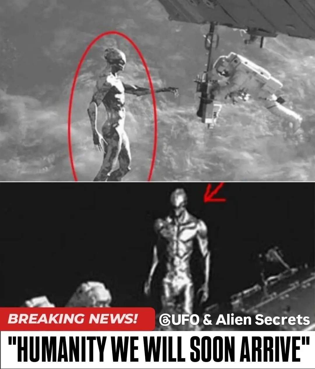 Cover Image for 🚨 La VERDAD IMPACTANTE: ¡Astronautas afirman haber encontrado SERES ALIENÍGENAS de 3 METROS durante MISIONES ESPACIALES SECRETAS! La historia es más aterradora de lo que cualquiera imaginaba
