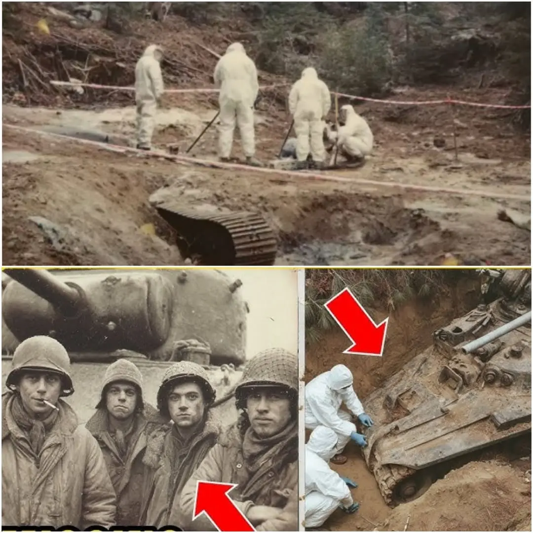 Cover Image for El comandante de un tanque de combate de la Segunda Guerra Mundial desapareció en 1944 — 40 años después, los investigadores hicieron un descubrimiento que dejó a todos en shock.