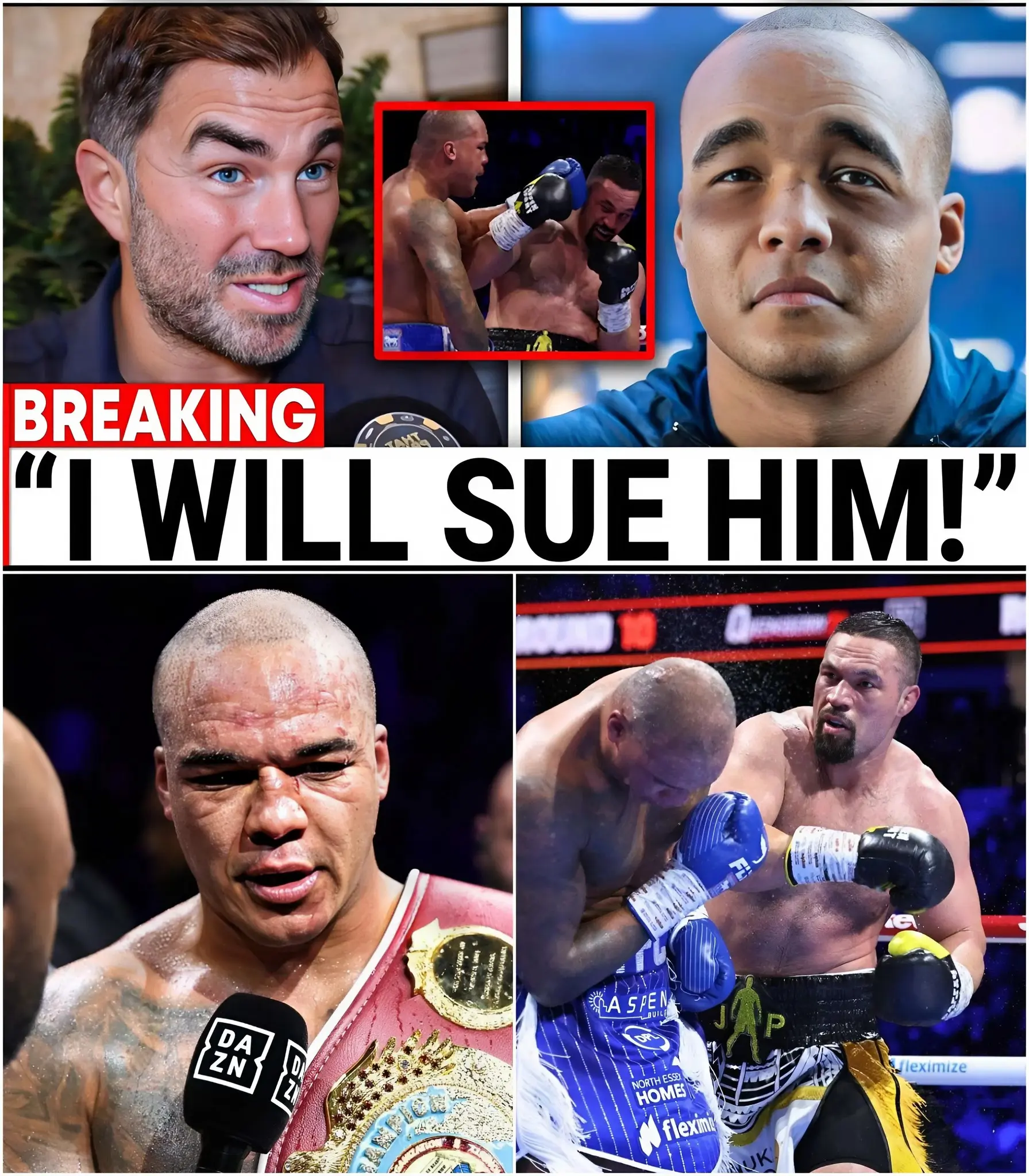 Cover Image for 5 MINUTES AGO! Eddie Hearn EXPOSES Fabio Wardley CHEATED In Joseph parker FIGHT!