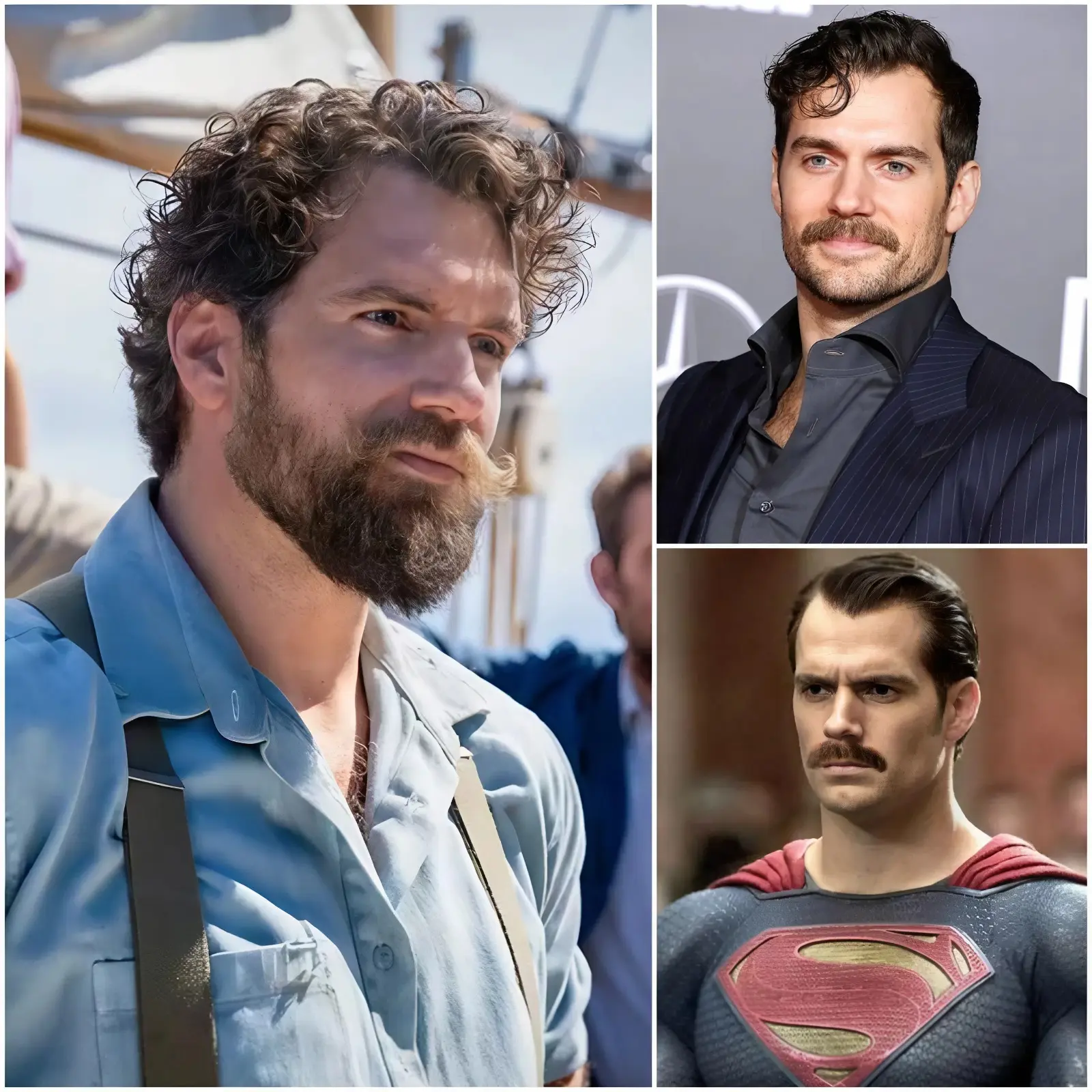 Cover Image for 🔥 THE INSANE $25 MILLION TRUTH! Hollywood once exploded because of… a single mustache on Henry Cavill. Due to a mysterious contract clause, Cavill wasn’t allowed to shave, forcing Warner Bros. to burn $25 million on CGI — resulting in the most infamous “warped face” disaster in DCEU history. People called it “Mustache Gate.” And the biggest shock? No one knows why Paramount insisted on keeping the mustache that sent all of Hollywood into chaos.