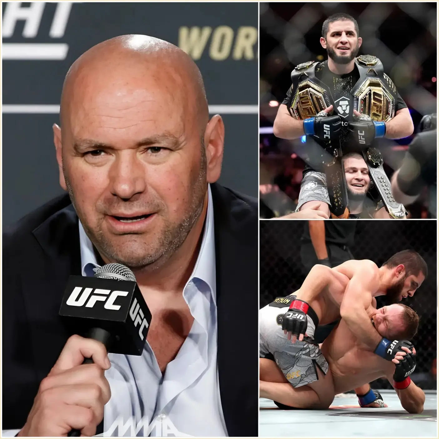 Cover Image for UFC CEO Dana White has launched a MAJOR INVESTIGATION into the fight between Islam Makhachev and Jack Della Maddalena, after Jack Della officially filed a “cheating” complaint to the Athletic Commission — and Makhachev’s SHOCKING reaction to the media!