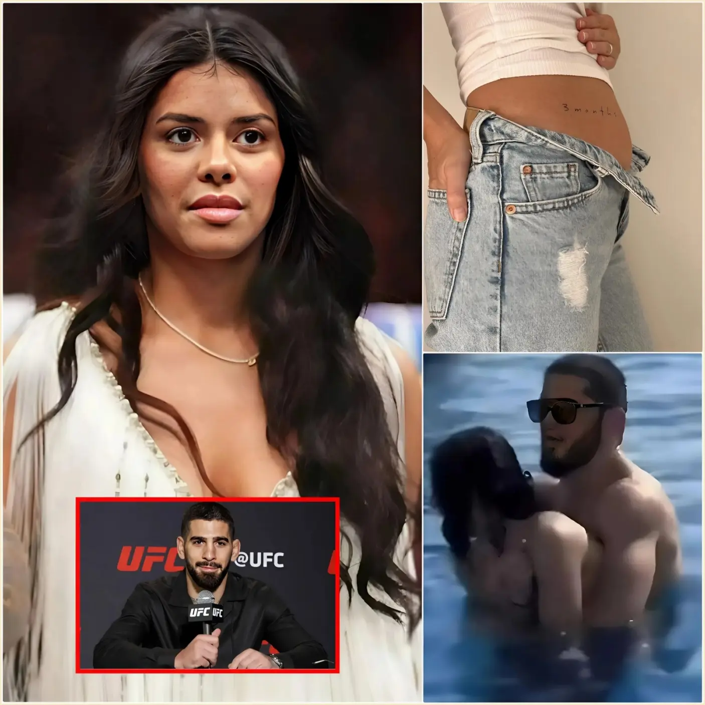 Cover Image for BREAKING NEWS: Ilia Topuria’s wife shocked everyone when she suddenly announced that she has been 3 months pregnant — but what made people question everything was whether the baby belongs to Makhachev or Ilia Topuria. And Ilia Topuria immediately spoke up to clarify the situation, leaving fans stunned.