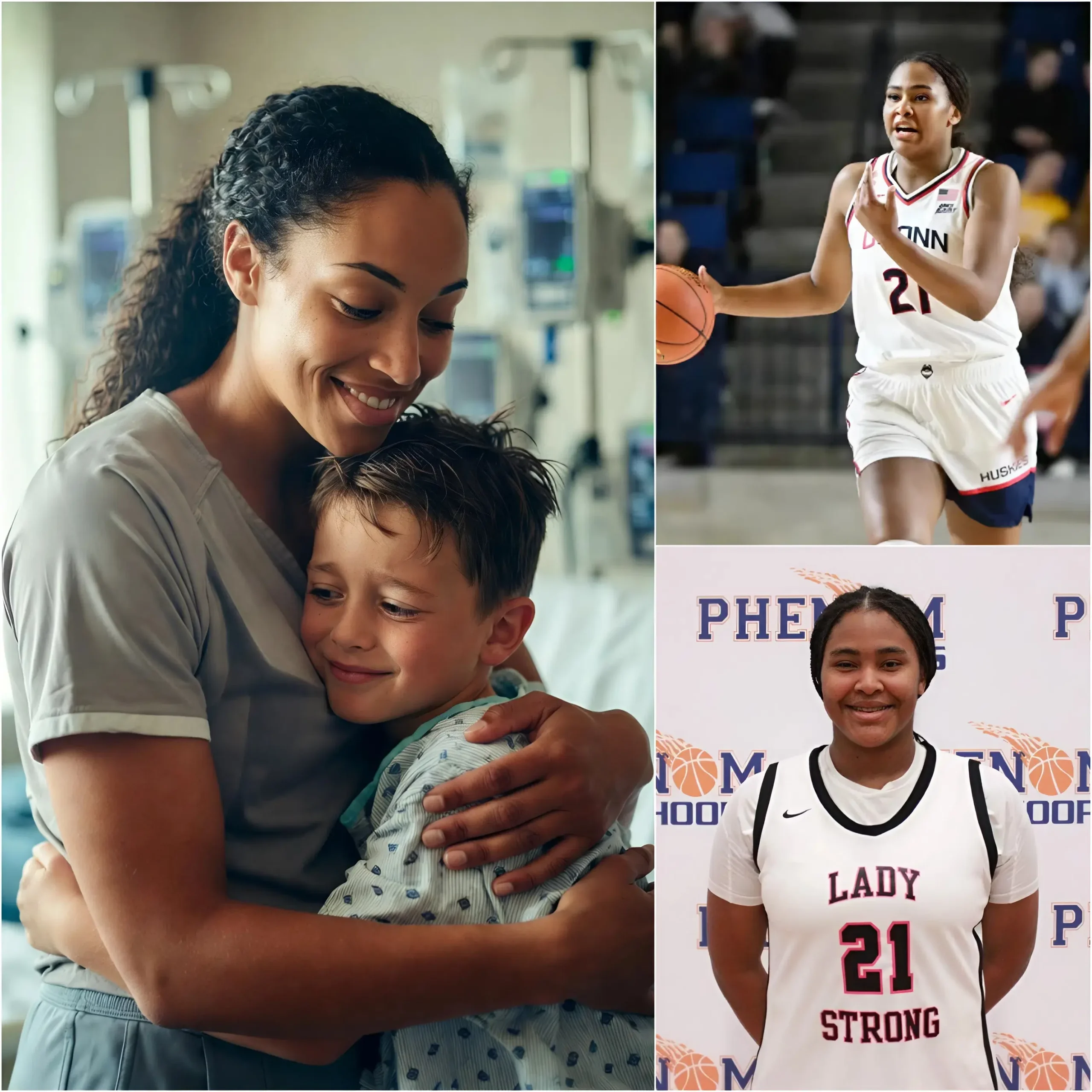 Cover Image for 💐 A 7-year-old boy battling a malignant brain tumor expressed his final wish: to call his hero, Sarah Strong. But what Sarah Strong did for him was more than just a phone call—it was something far greater, something that astonished both the hospital and the boy’s family.