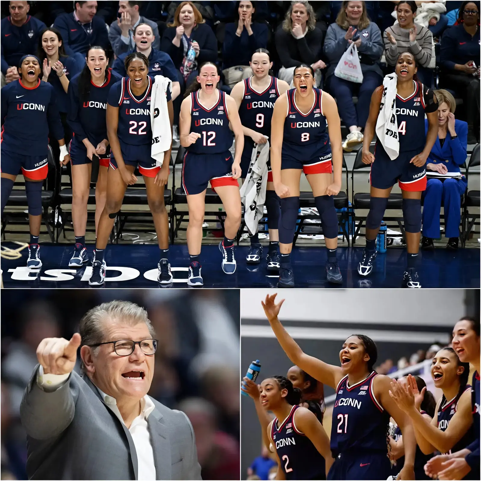 Cover Image for “THIS WILL BE HER LAST TIME PLAYING FOR UConn Huskies” – Head coach Geno Auriemma officially announced the permanent removal of a player from the UConn Huskies team, stating that the player will never be called back under any circumstances. The coach stated that the player had repeatedly caused trouble in the locker room, demoralized the entire team, incited internal conflict, and was the main cause of the recurring injuries among UConn players. Interestingly, the identity of this star player is a name few would have guessed 👇👇