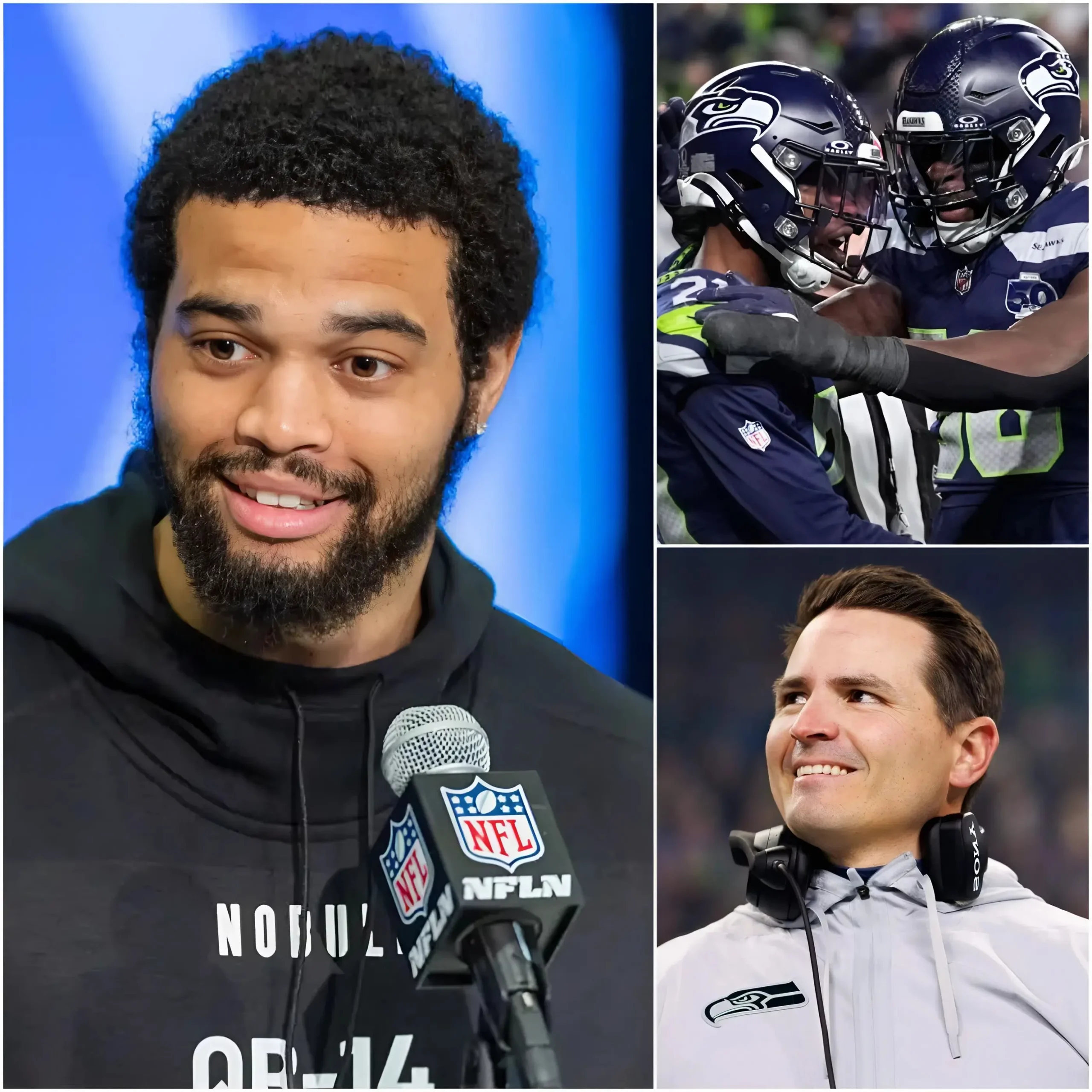 Cover Image for ❤️ “Congratulations on this victory – and thank you for getting revenge for us!” Caleb Williams sent a heartfelt congratulatory message to the entire Seattle Seahawks team after their victory over the LA Rams. But what truly caused a stir in the NFL was the unexpected response from coach Mike Macdonald to the Chicago Bears star.