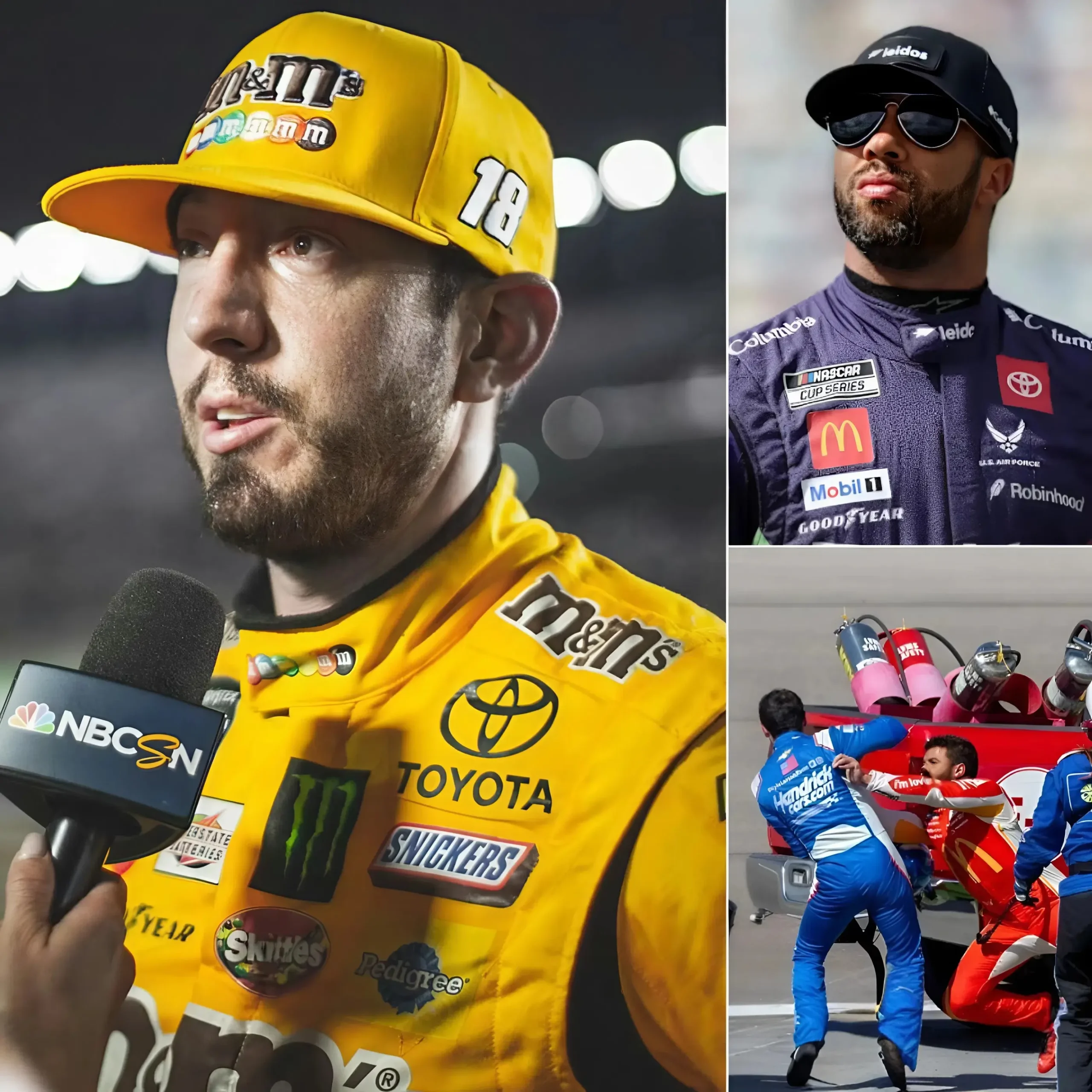 Cover Image for BREAKING NEWS: Kyle Busch and nine other NASCAR Cup Series drivers are reportedly backing a petition calling on NASCAR presidents to remove Bubba Wallace from the 2026 season, citing “reputation-damaging behavior toward competitors,” prompting NASCAR CEO Ben Kennedy to convene an emergency meeting to consider a potentially momentous decision, sparking widespread controversy and intense debate within the racing community…