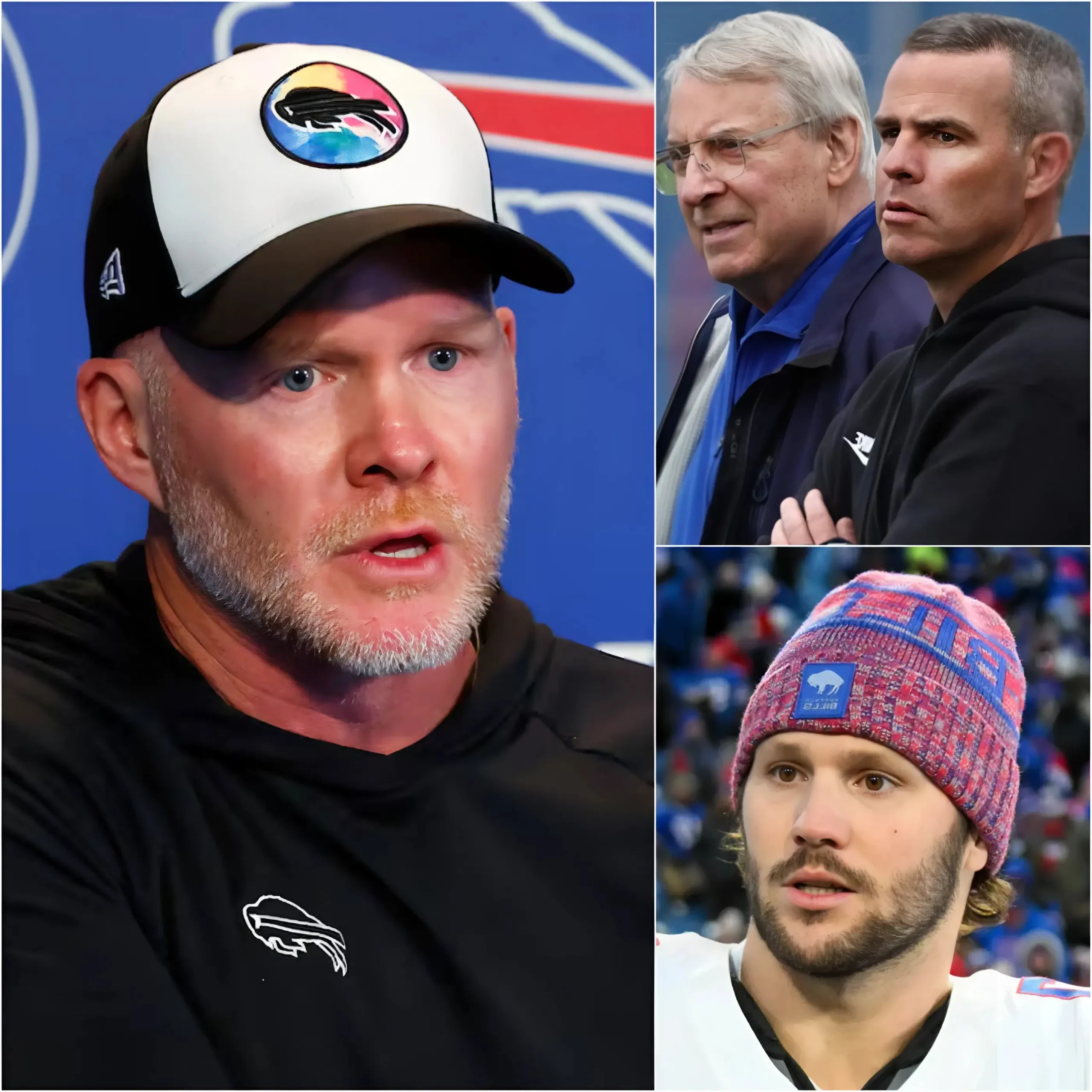 Cover Image for “I CANNOT REMAIN SILENT ANY LONGER!” JUST 5 MINUTES AGO: McDermott finally broke his silence, appearing with a tired face but determined eyes. He spoke directly, his voice trembling with anger after a week of abrupt dismissal, asserting that he had to speak out to “defend the Bills Mafia and players like Josh Allen.” McDermott OFFICIALLY SPEAKS OUT, accusing Terry Pegula and Brandon Beane of involvement in shady deals to personally profit from the Buffalo Bills, and exposing shocking details and evidence that had been hidden for years. The entire NFL world is shaken, Josh Allen explodes in reaction and calls for the NFL to immediately launch an urgent investigation…
