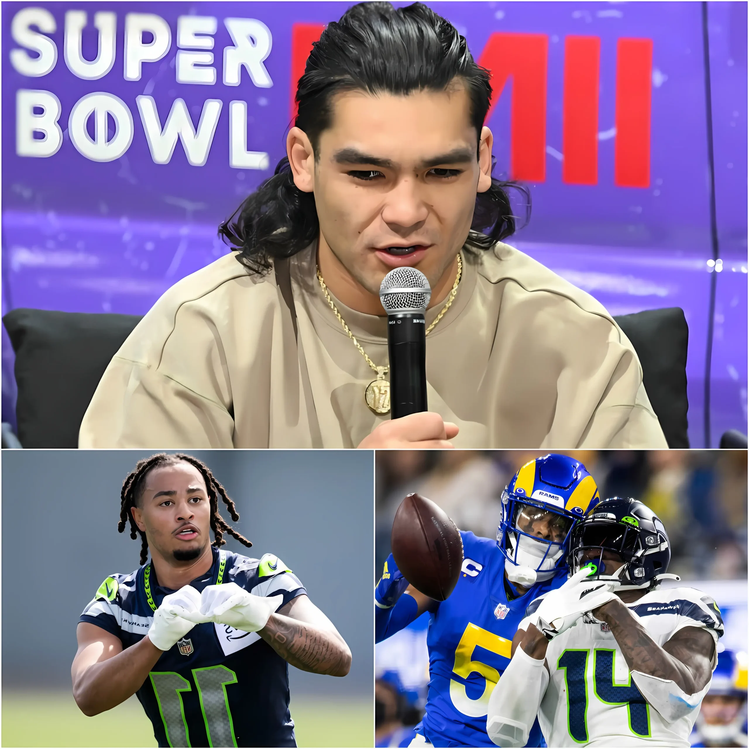 Cover Image for 🚨 “HE CHEATED AND I HAVE PROOF!” — Just Seconds After Narrowly Losing To The Seattle Seahawks, Puka Nacua Of The Los Angeles Rams Suddenly Erupted In Rage. To The Astonishment Of The Audience, Puka Nacua Pointed Directly At Jaxon Smith-Njigba And Loudly Accused Him Of Using High-Tech Equipment To Gain An Unfair Advantage. Not Stopping There, Puka Nacua Continued Shouting, Demanding An Urgent NFL Investigation And Asserting That He “Can Prove Everything.” The Atmosphere Inside The Stadium Immediately Became Tense, With Dozens Of Television Cameras Focused On The Shocking Scene Unfolding In Real Time. Just Ten Minutes Later, Before A Wall Of Flashing Cameras, Roger Goodell, Commissioner Of The National Football League (NFL), Stepped Forward And Delivered An Official Statement—A Statement That Silenced The Entire Stadium. 👇