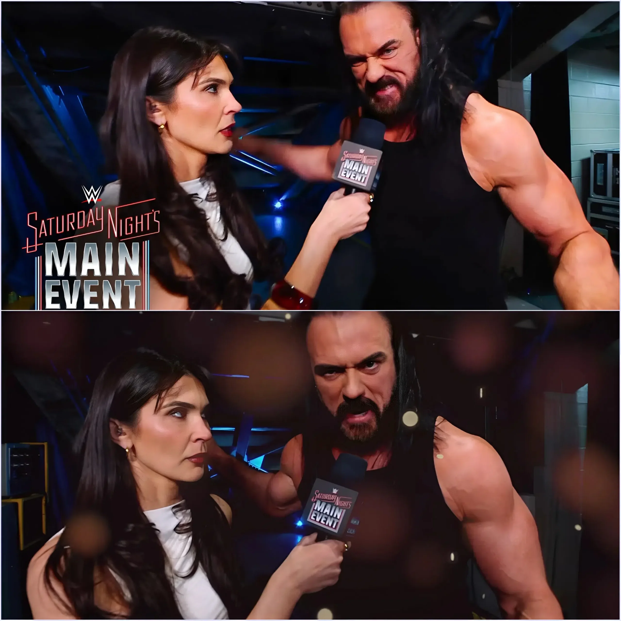 Cover Image for 🚨 Drew McIntyre Sends a BRUTAL Message Backstage at WWE SNME 👇